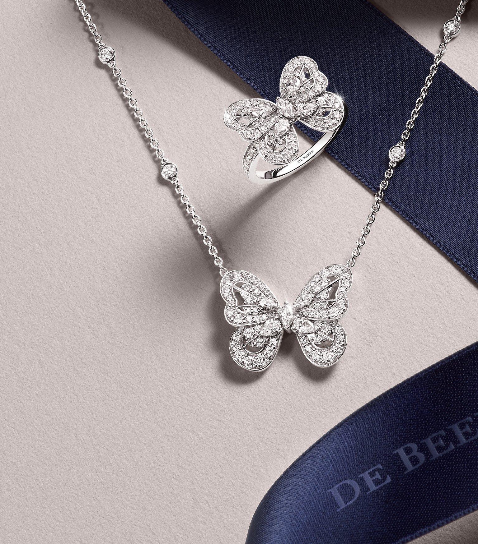 High Jewellery Talisman Diamond Collection On Model