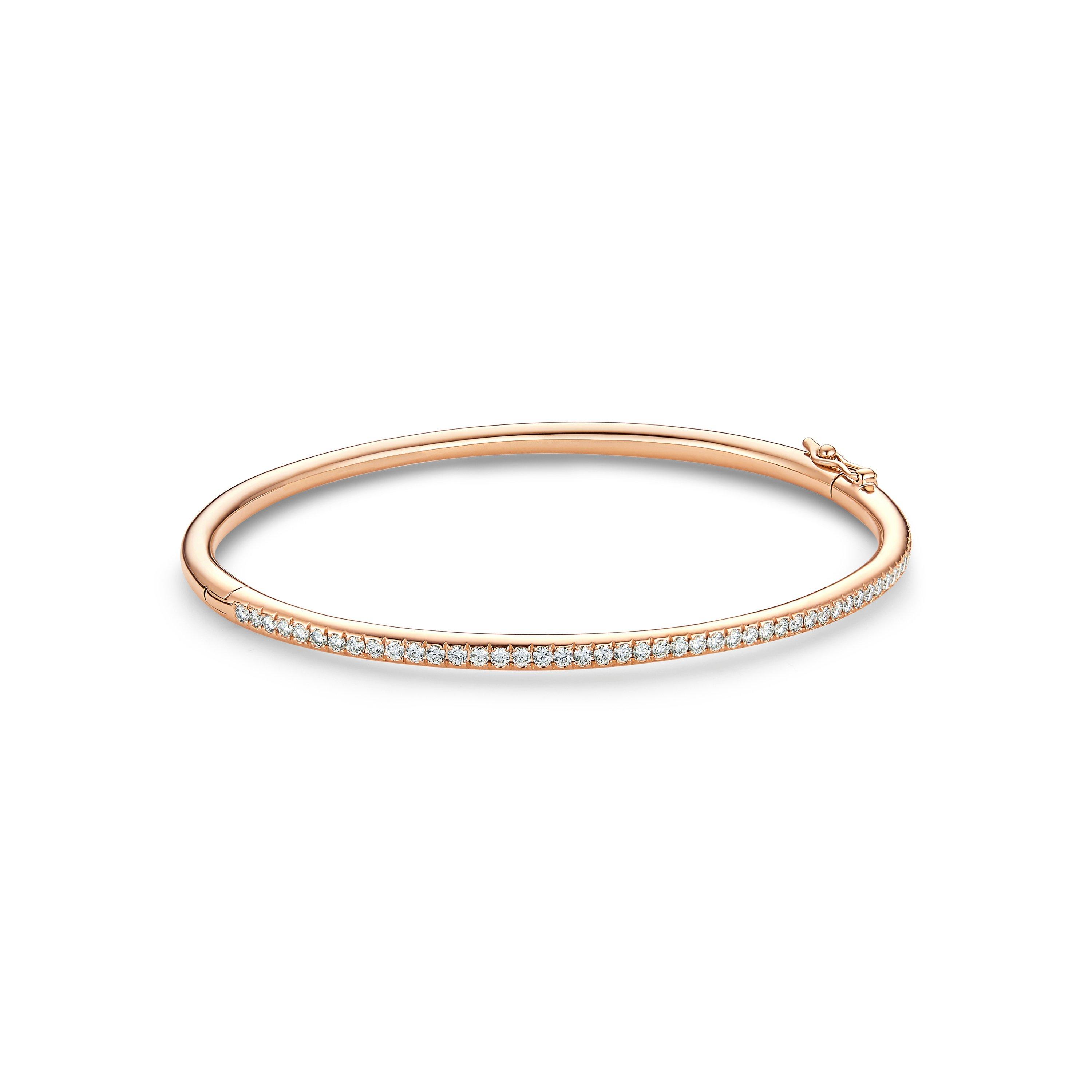 DB Classic bangle in rose gold, image 1