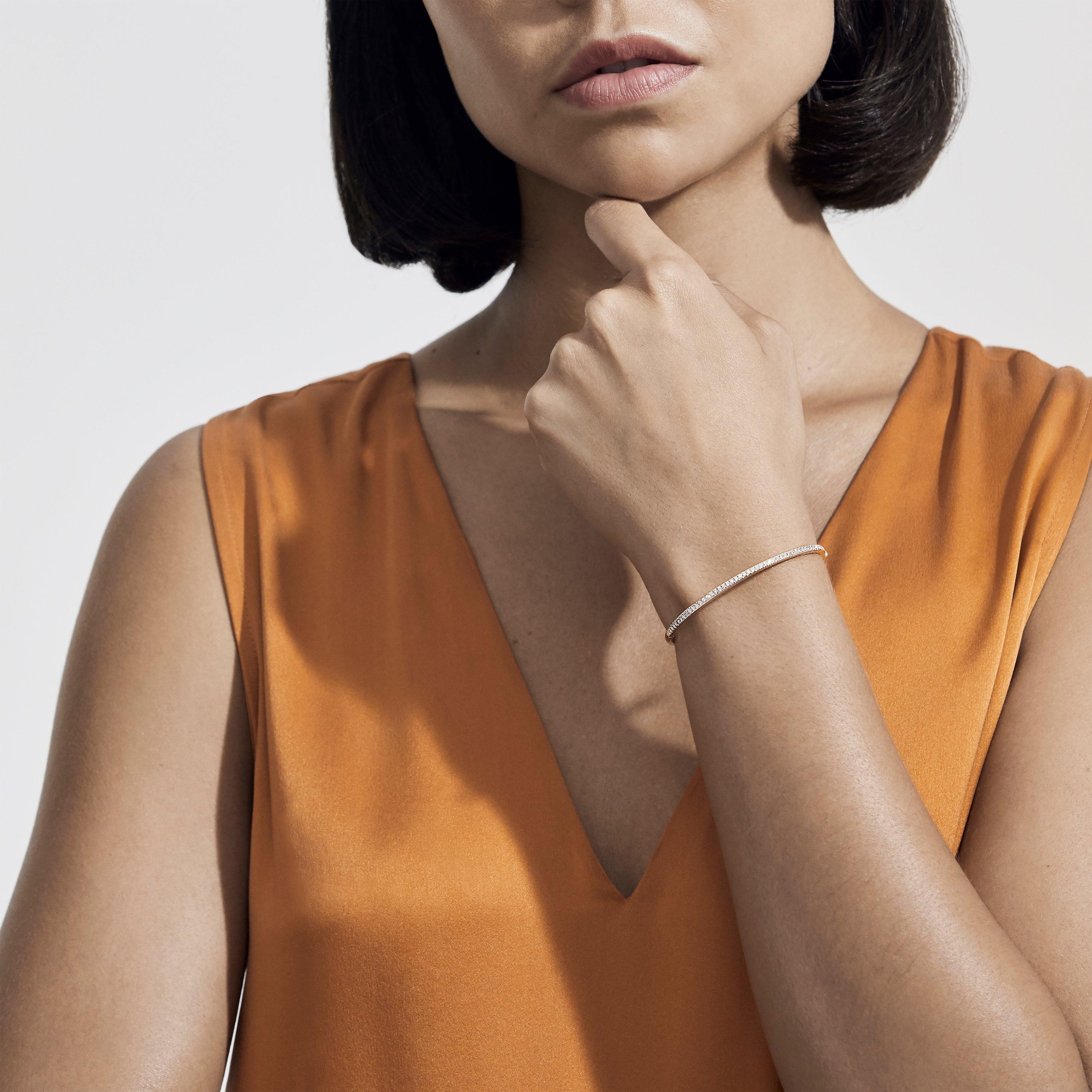 DB Classic 玫瑰金鉆石手鐲, image 3