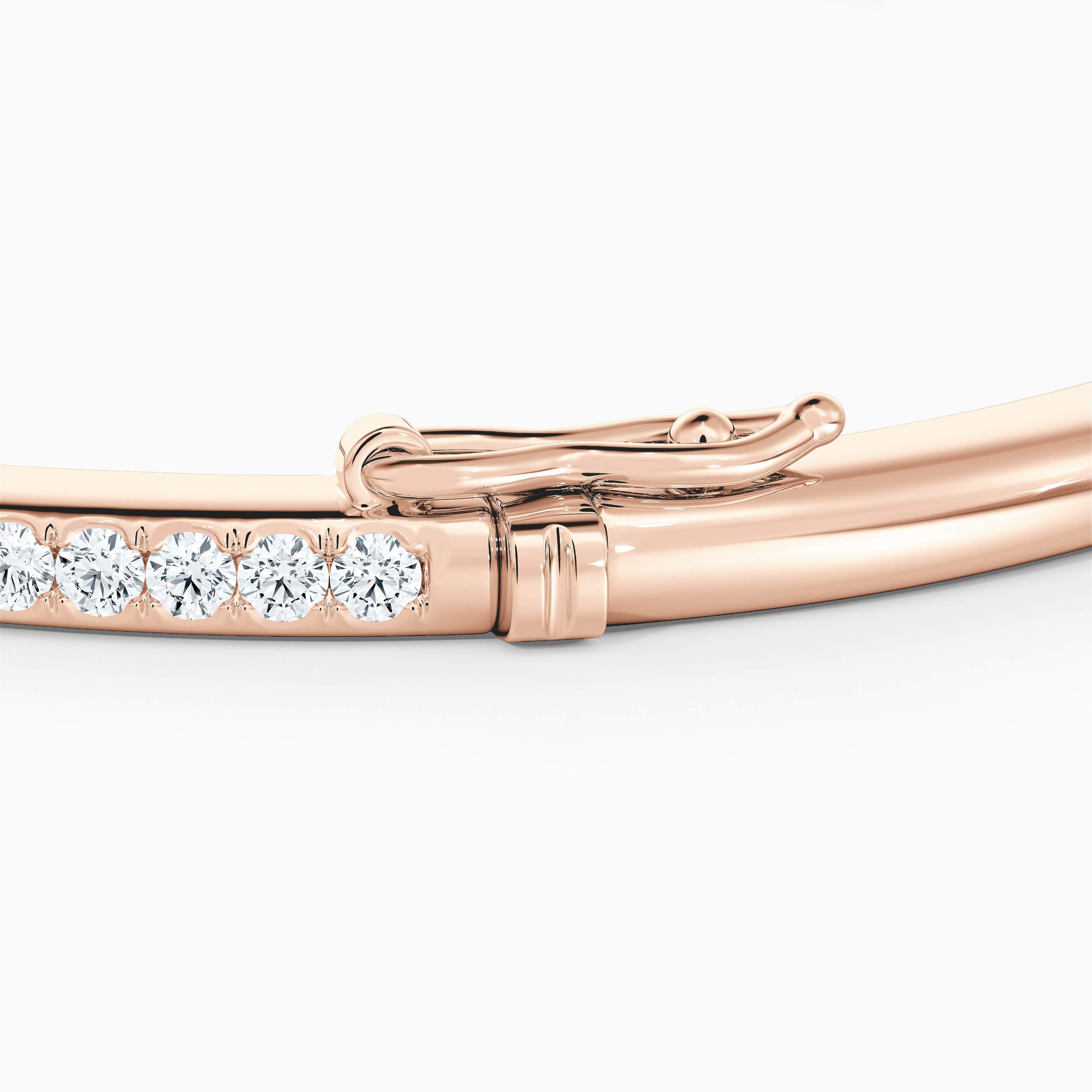 DB Classic bangle in rose gold DB Classic bangle in rose gold, image 3