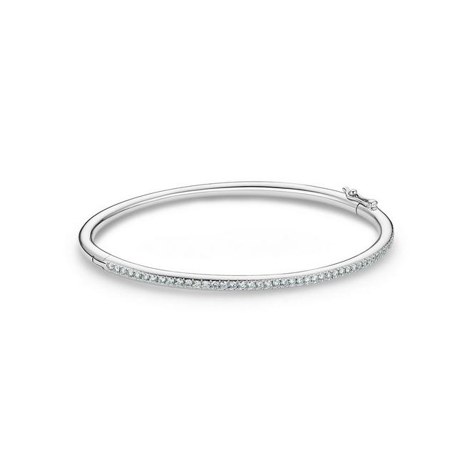 DB Classic bangle in white gold