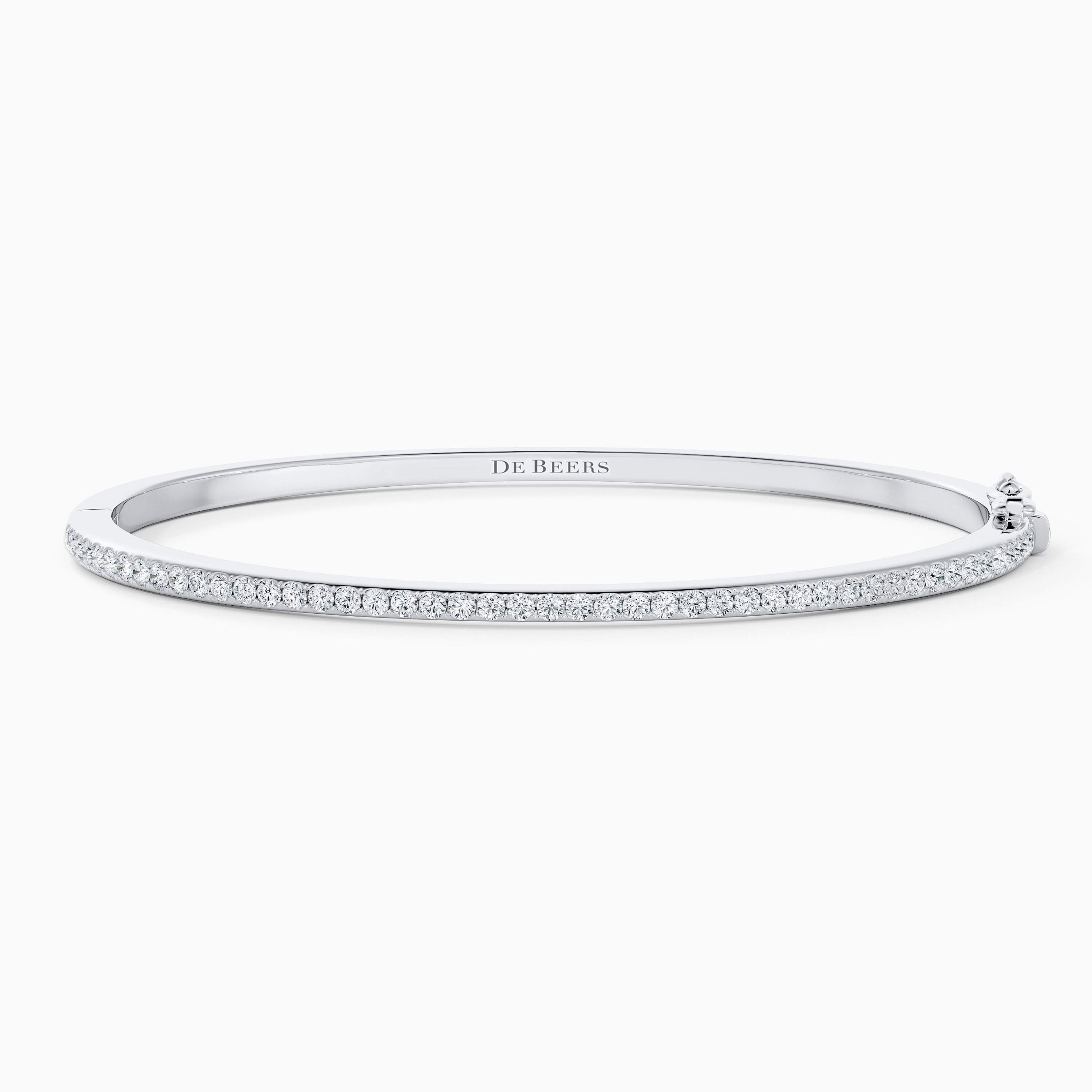 DB Classic bangle in white gold DB Classic bangle in white gold, image 1