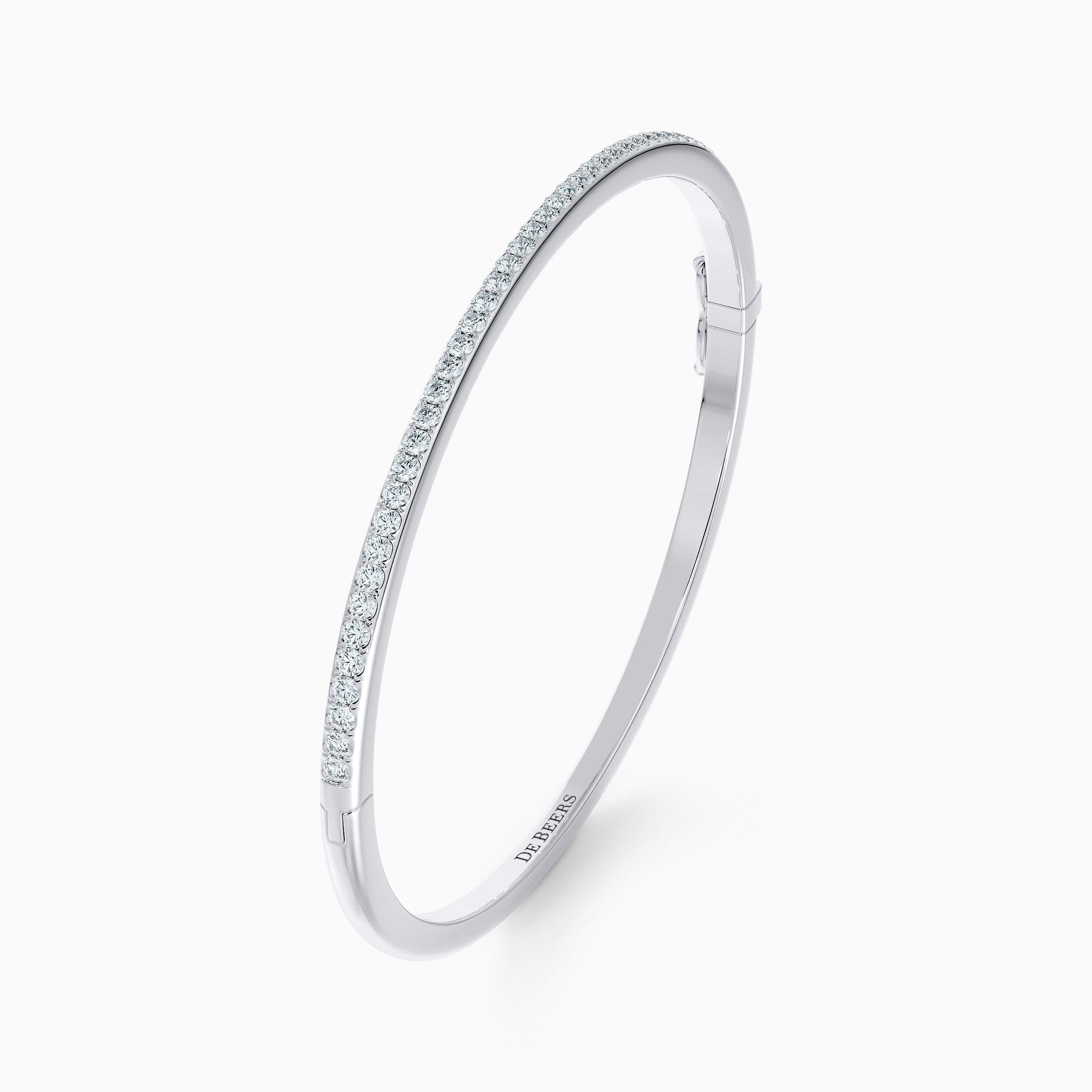 DB Classic bangle in white gold DB Classic bangle in white gold, image 2