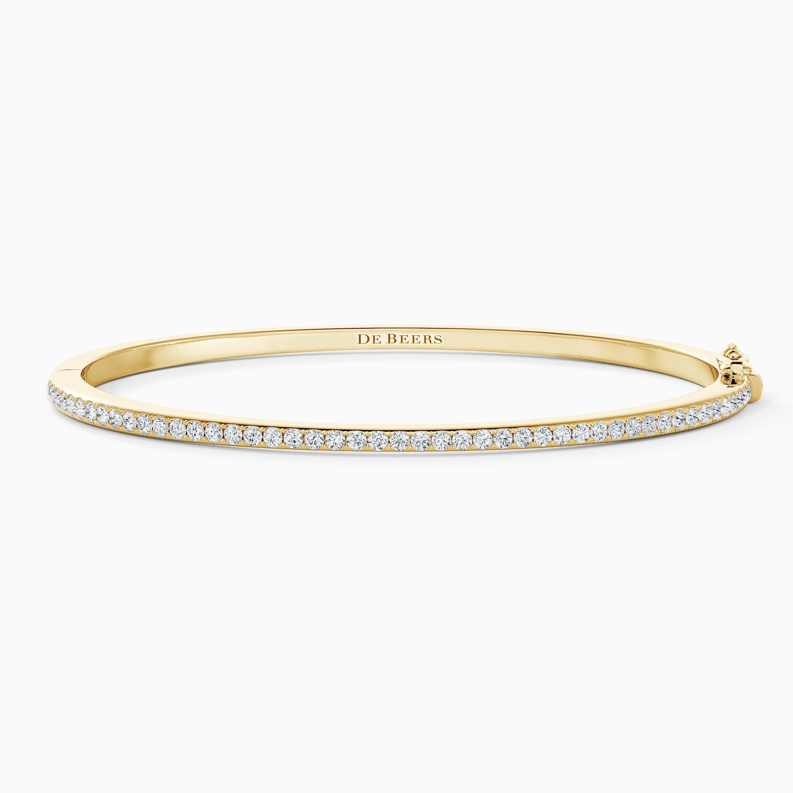 DB Classic Bangle in Yellow Gold, image 1