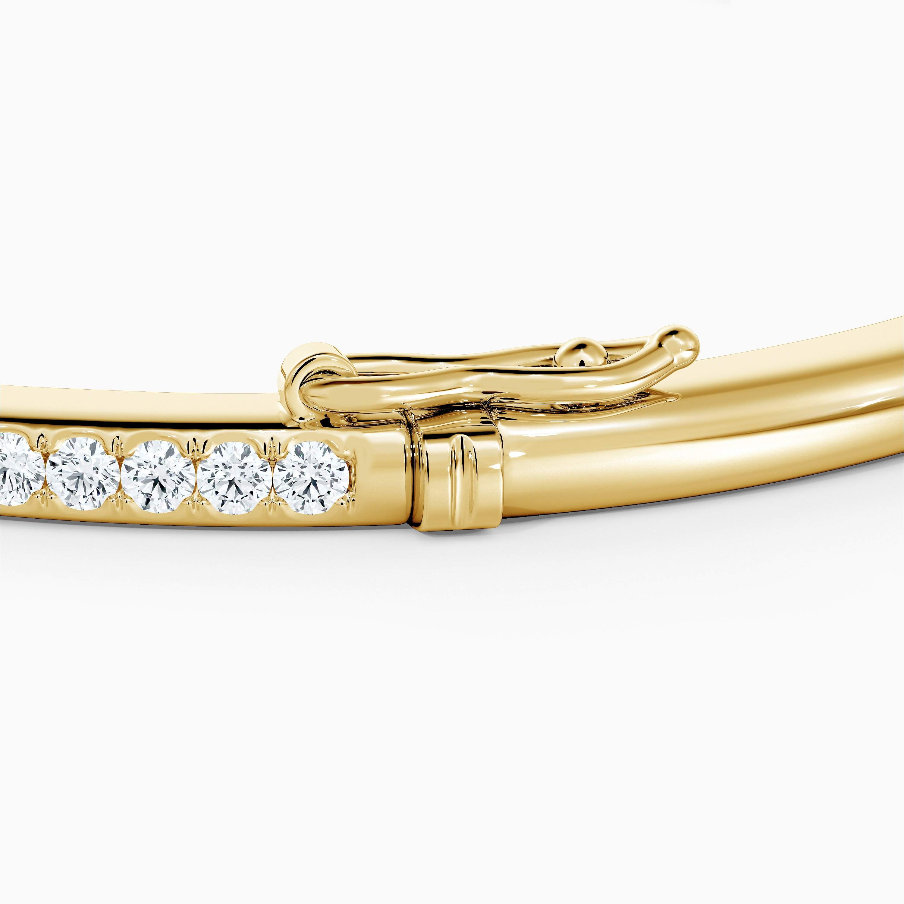 DB Classic bangle in yellow gold DB Classic bangle in yellow gold, image 4