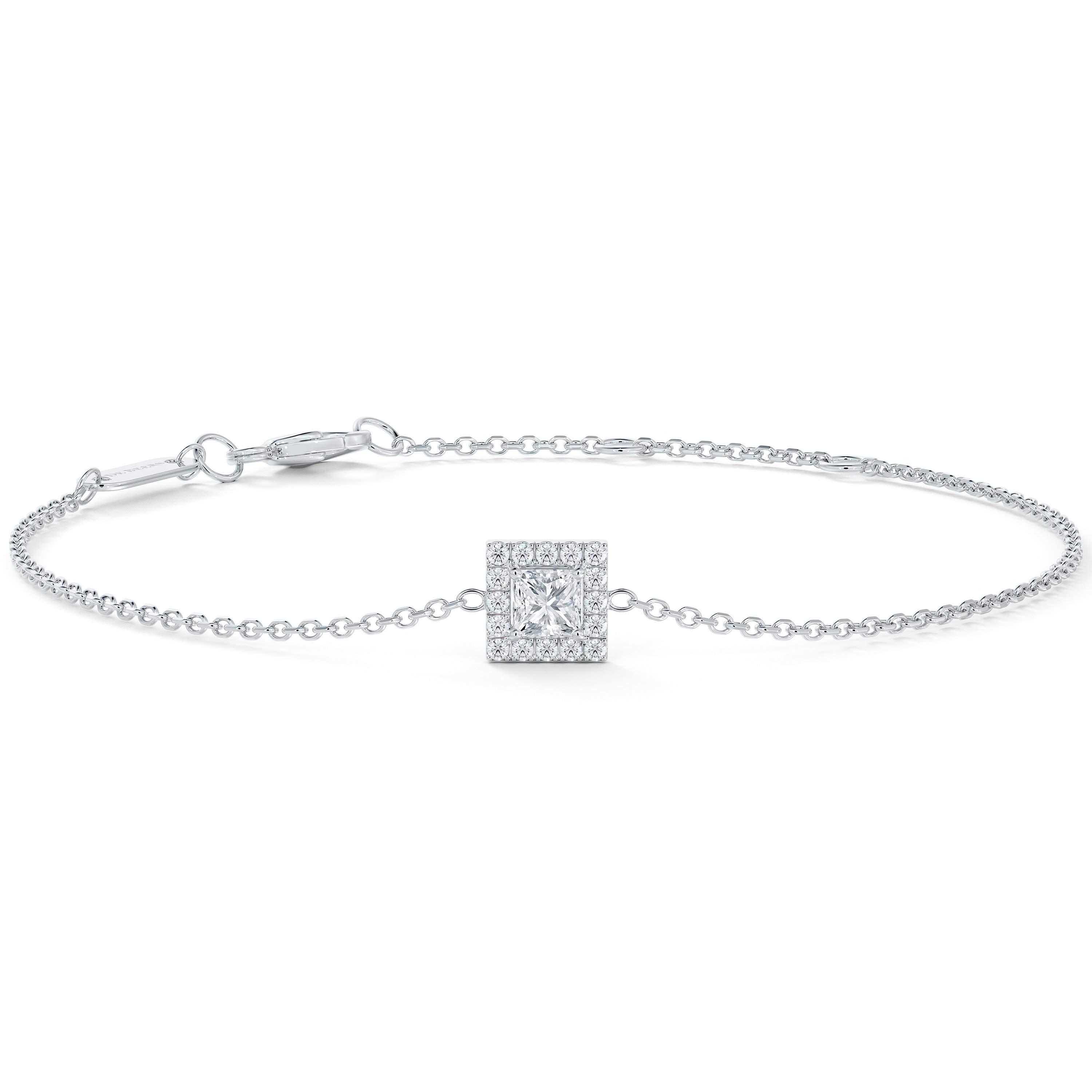 Aura Princess Cut Diamond Bracelet De Beers AU