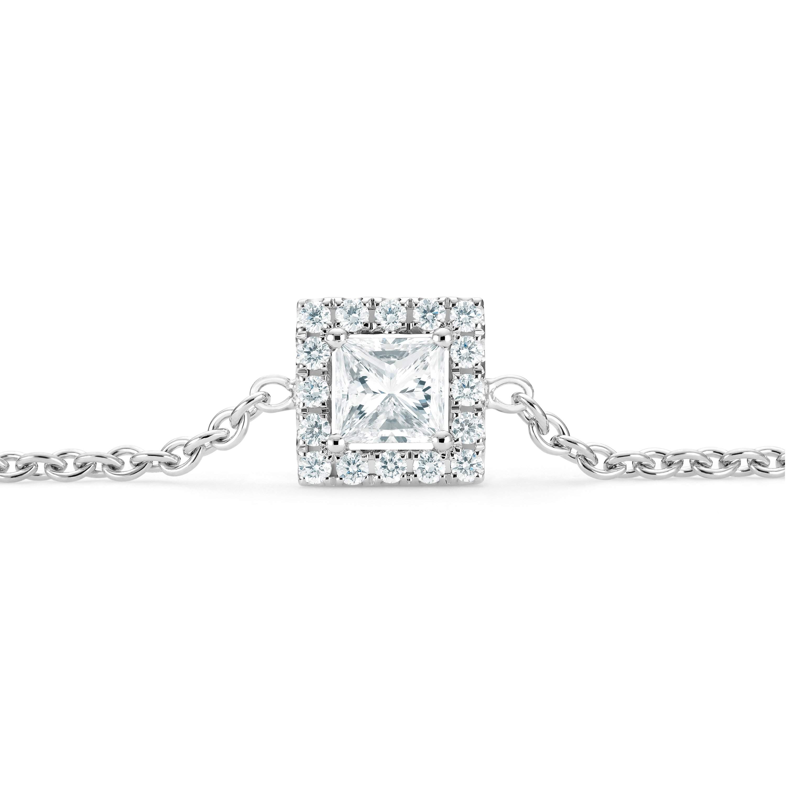 Aura Princess Cut Diamond Bracelet De Beers AU