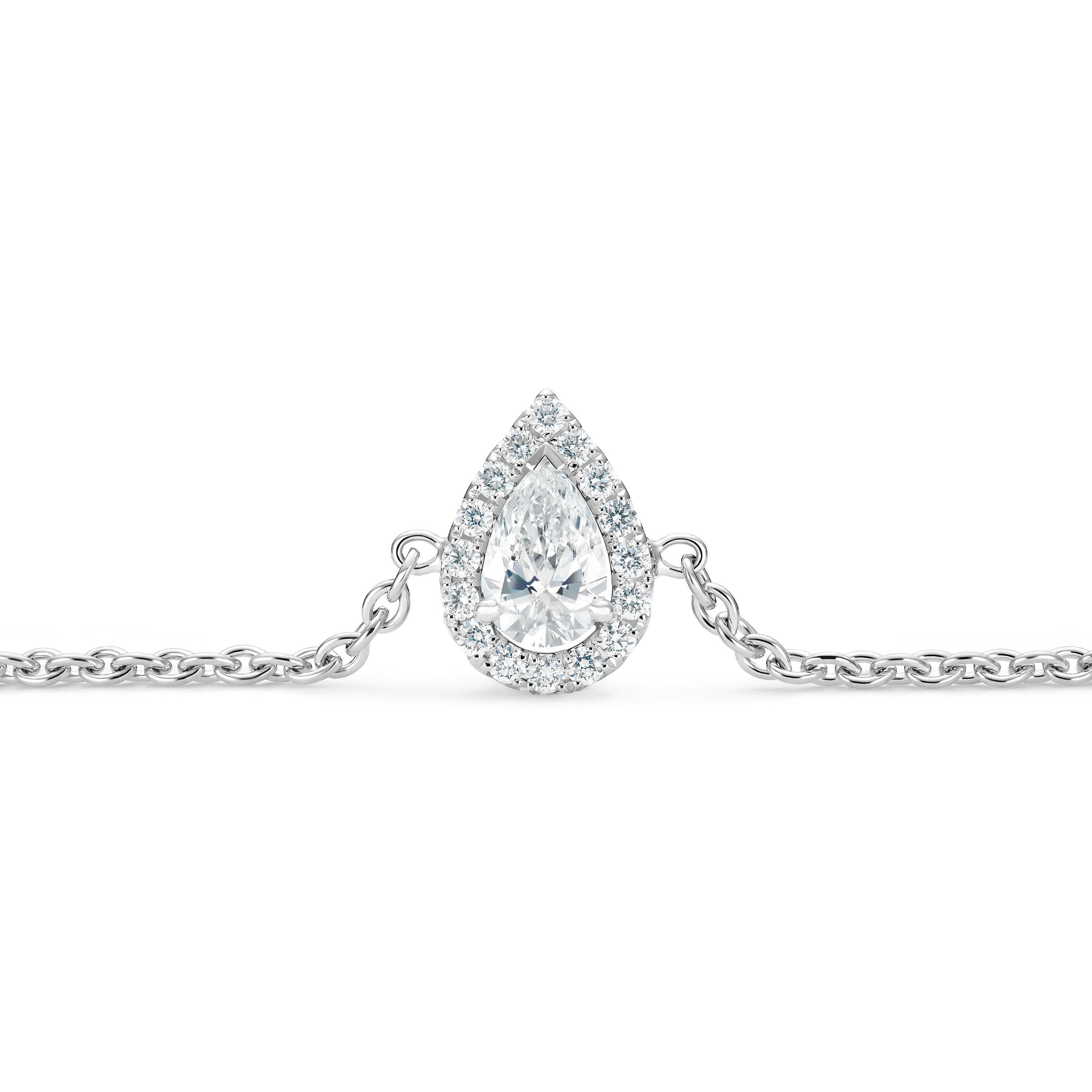 Aura 水滴形切割鉆石手鏈, image 3