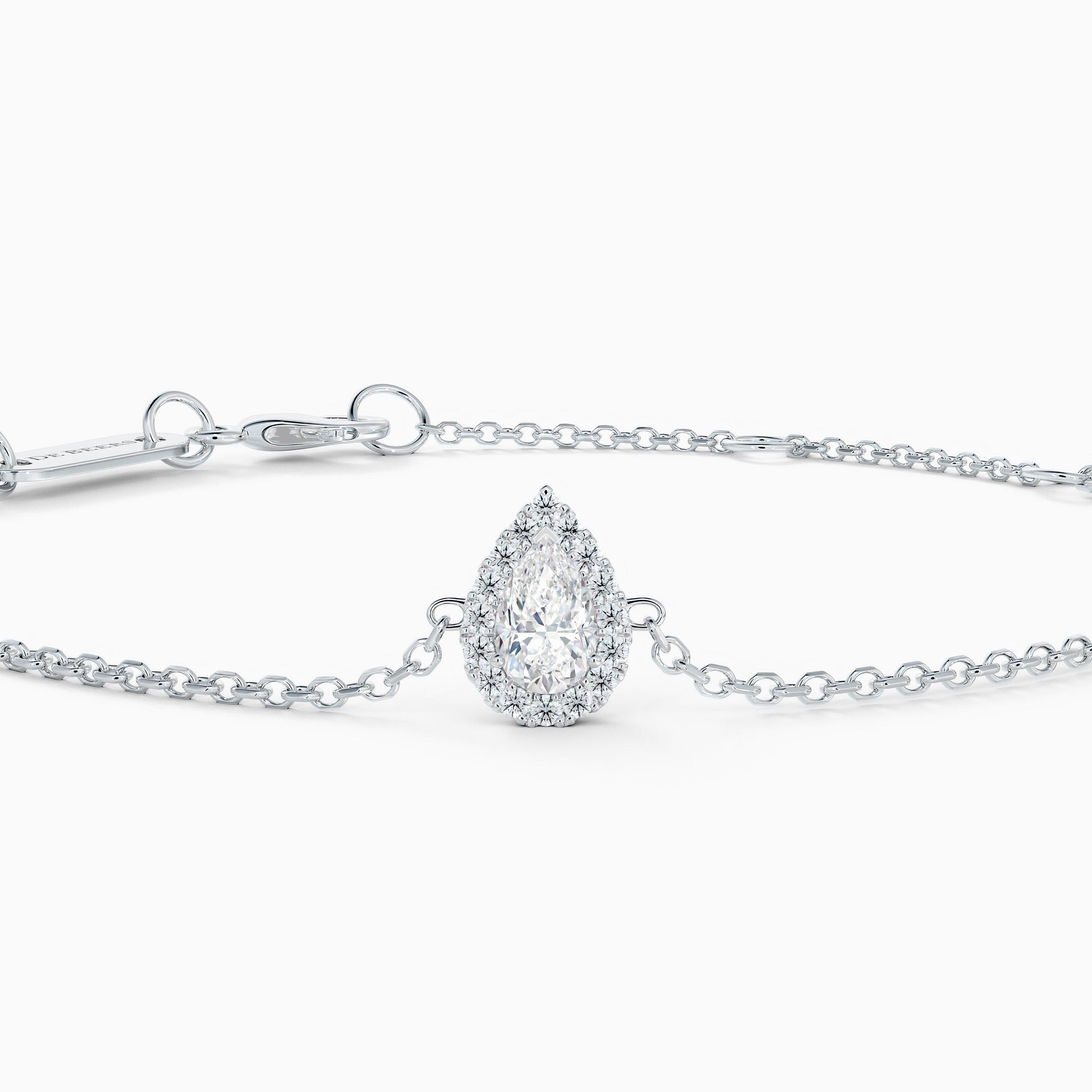 Aura Pear-Shaped Diamond Bracelet, image 2