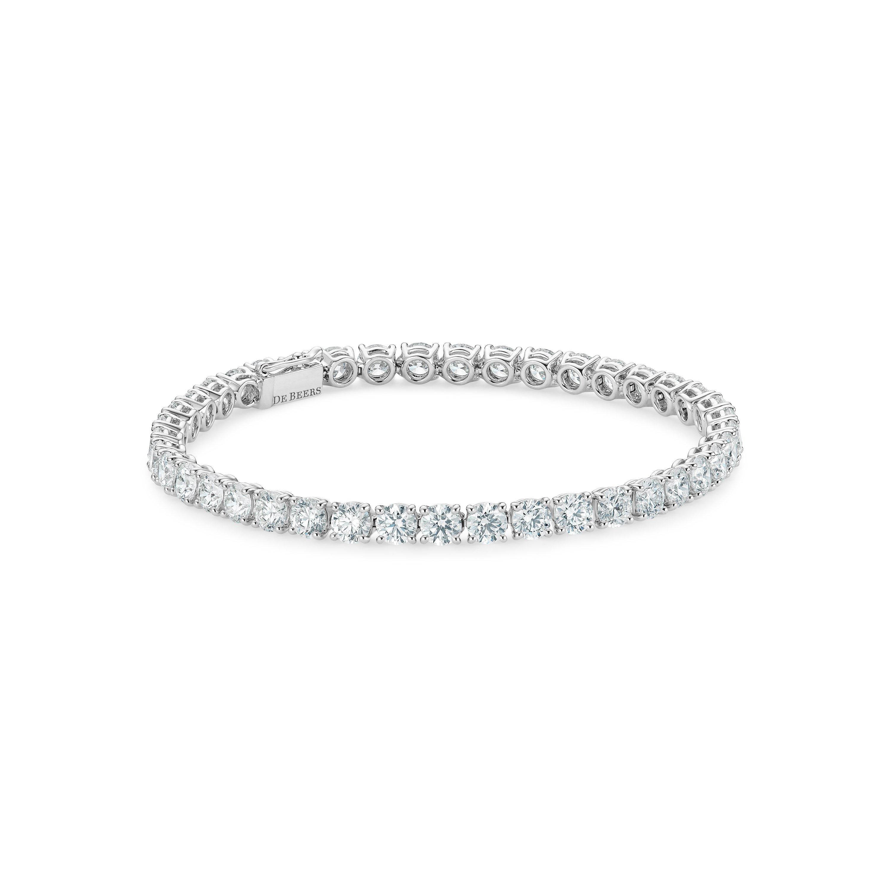 De Beers De Beers RVL Black Cord Bracelet in Rose Gold