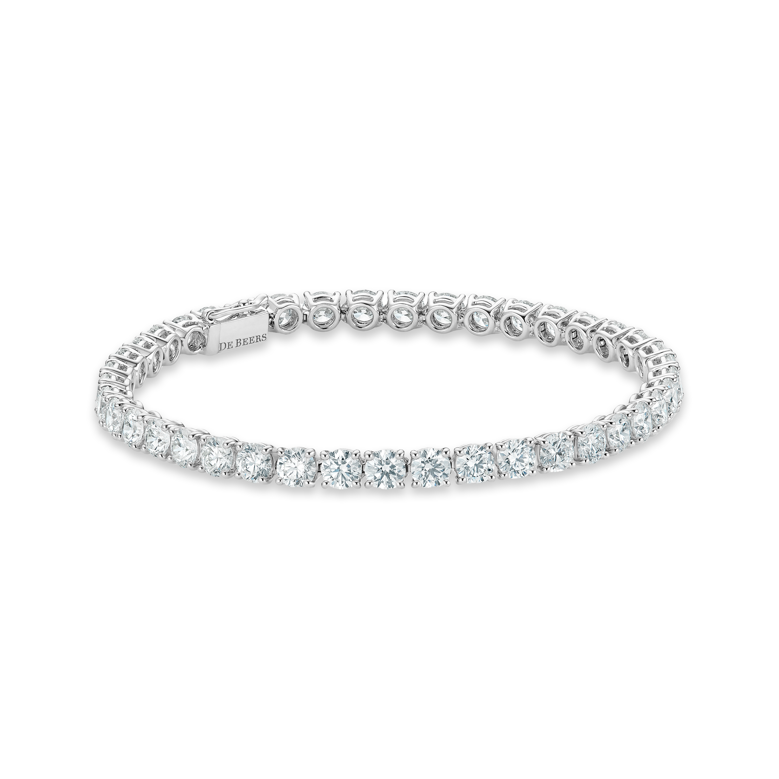 DB Classic Eternity Line Round Brilliant Diamond Bracelet, image 1
