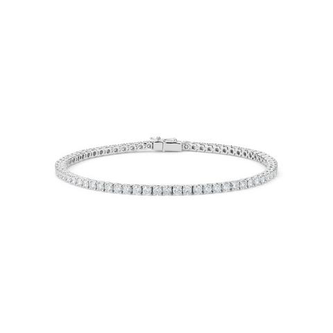 DB Classic eternity line round brilliant diamond bracelet