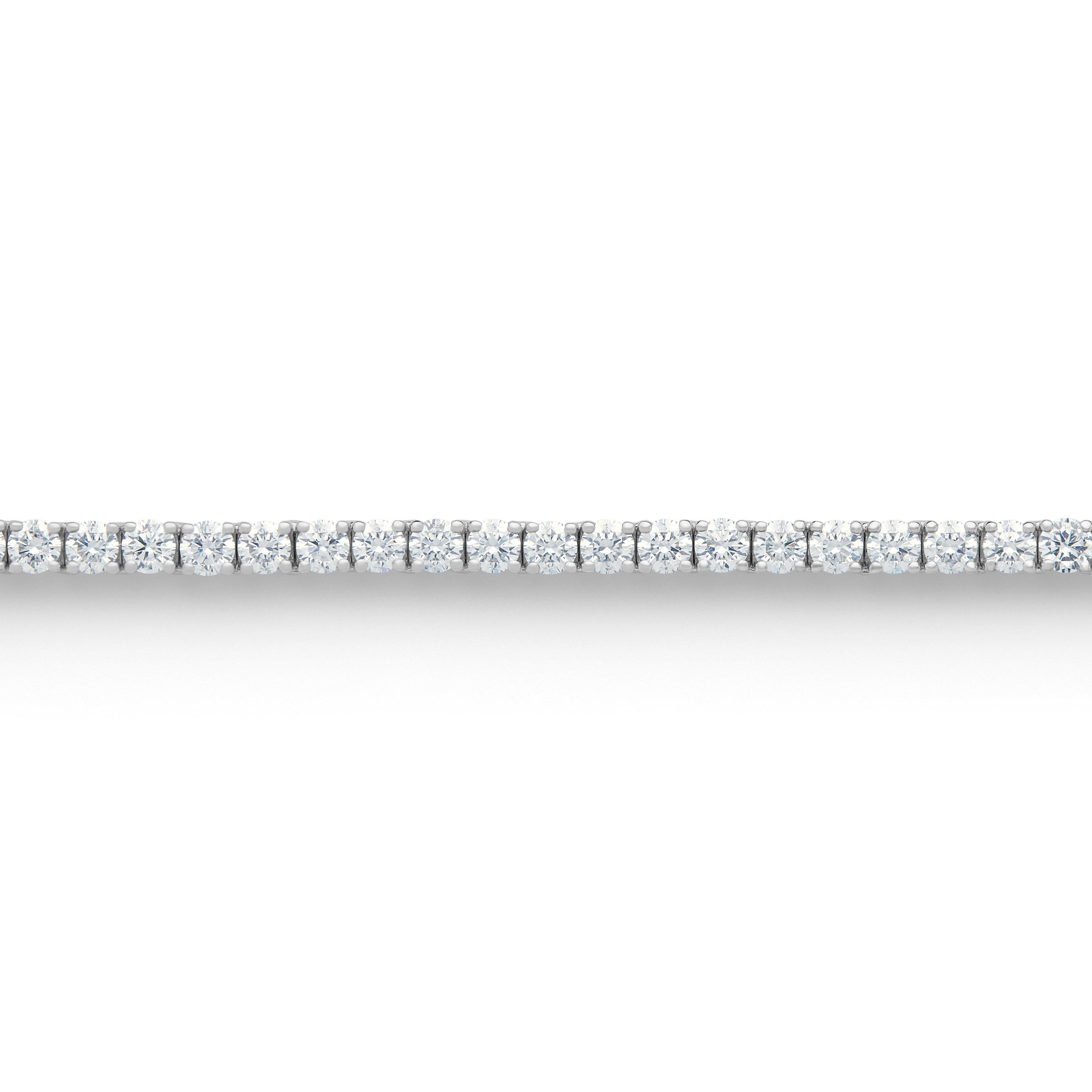 DB Classic Eternity Line 圓形明亮式切割鉆石手鏈, image 3