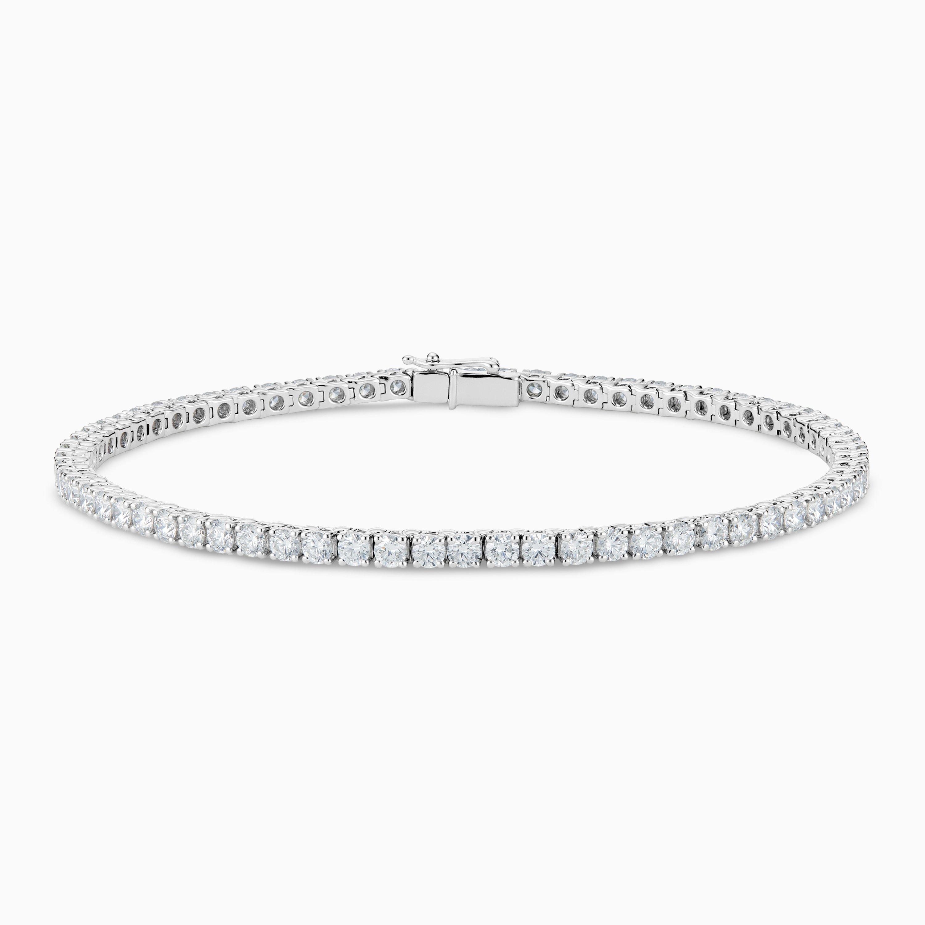 DB Classic Eternity Line Round Brilliant Diamond Bracelet, image 1