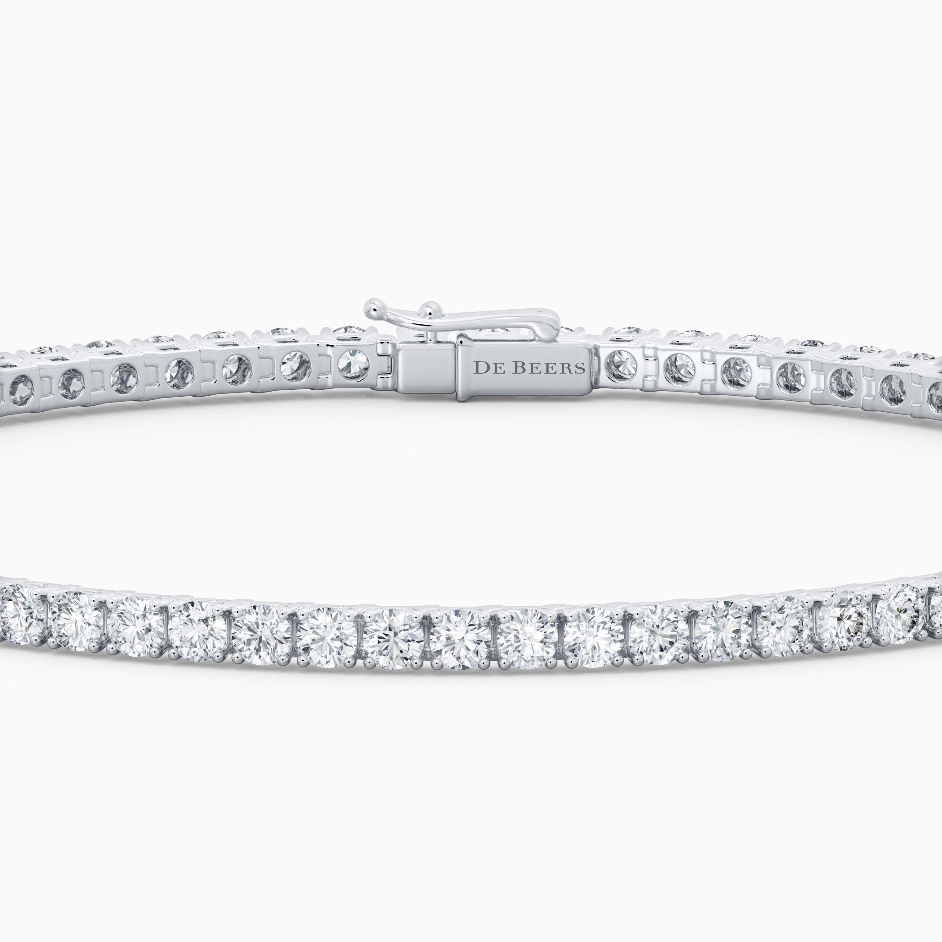 DB Classic Eternity Line Round Brilliant Diamond Bracelet, image 2