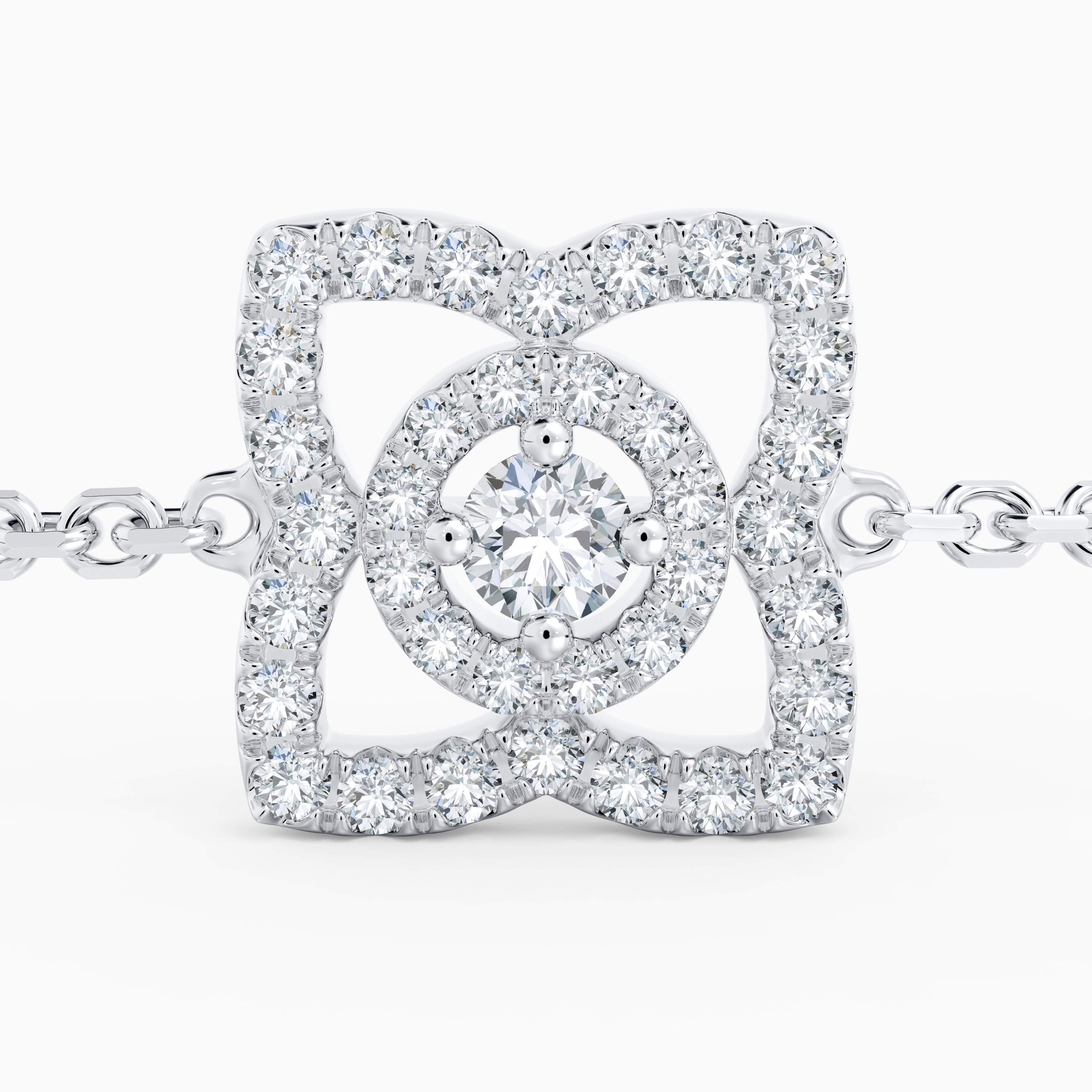 Bracelet Enchanted Lotus en or blanc Bracelet Enchanted Lotus en or blanc, image 4