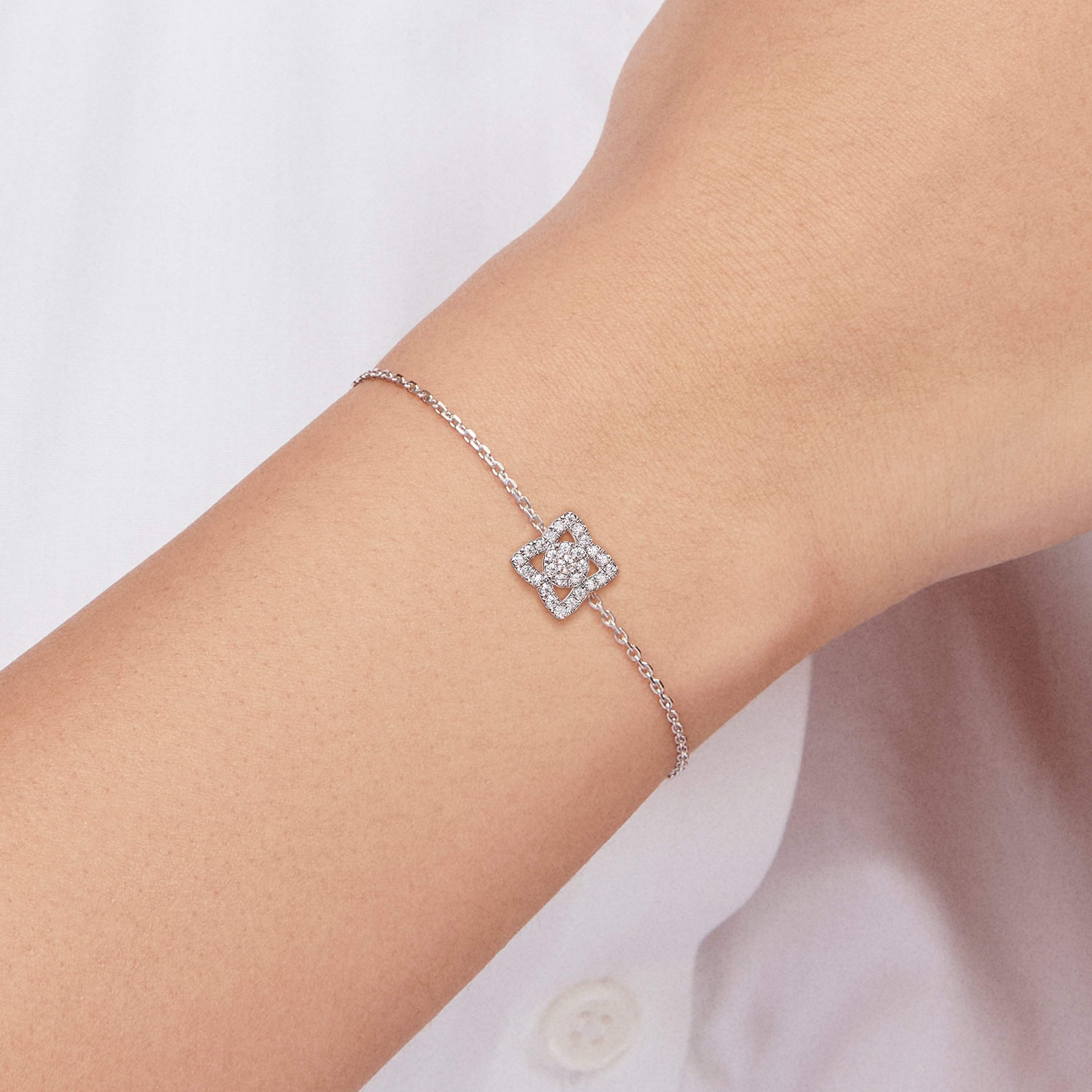Bracelet Enchanted Lotus en or blanc Bracelet Enchanted Lotus en or blanc, image 3
