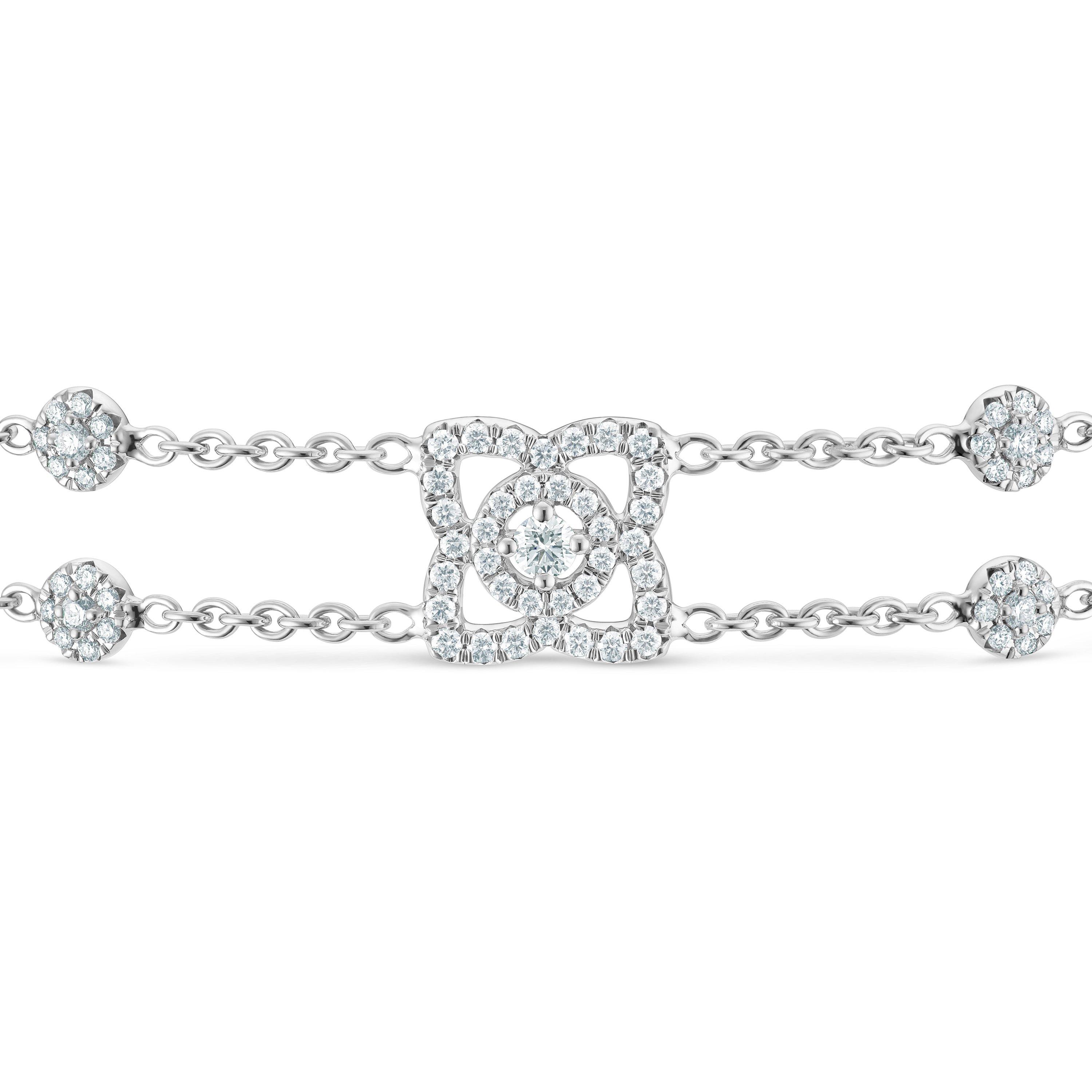 Enchanted Lotus 白金鉆石手鏈, image 3