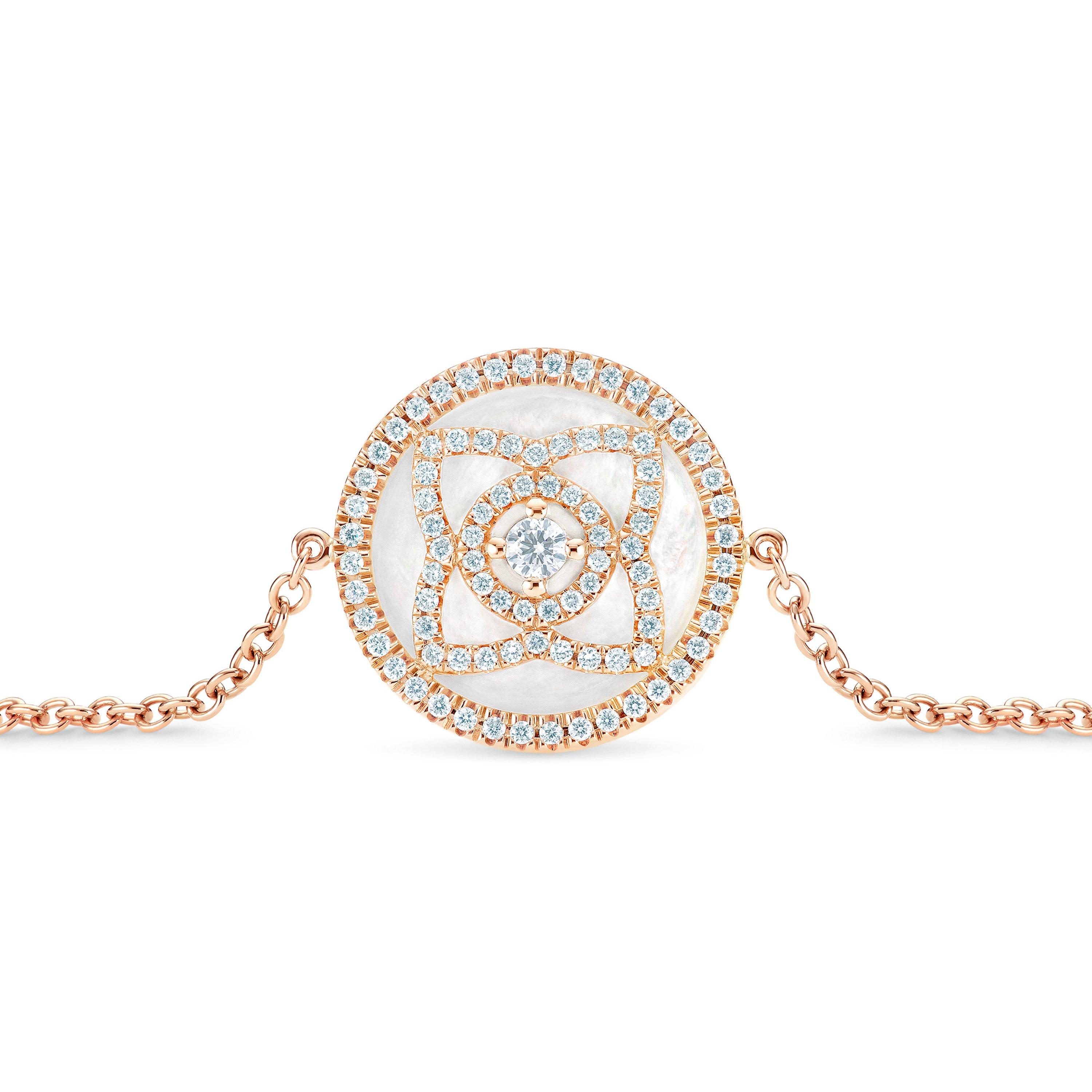 Enchanted Lotus 珍珠母貝玫瑰金鉆石手鏈, image 2