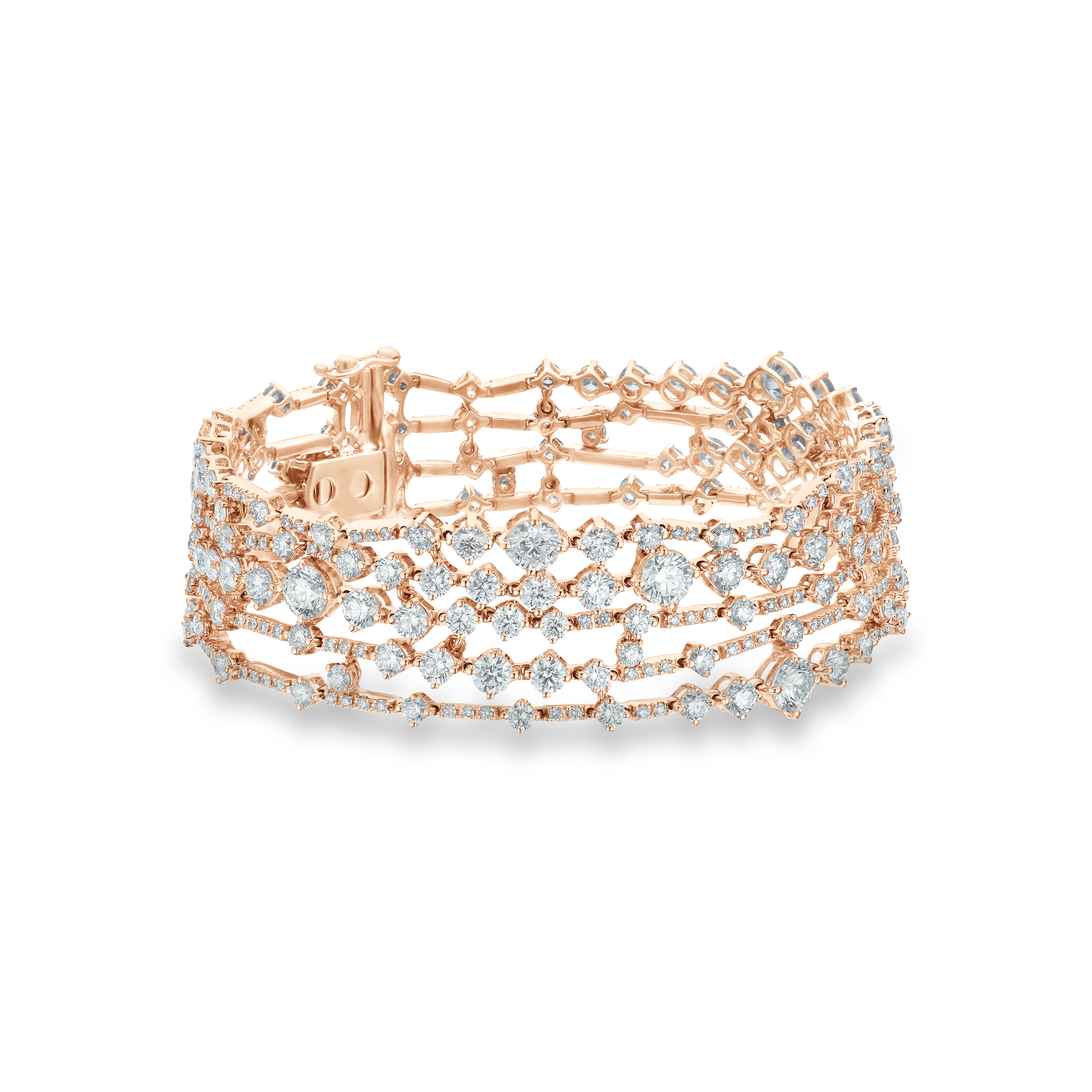 Arpeggia five line bracelet in rose gold Arpeggia five line bracelet in rose gold, image 1
