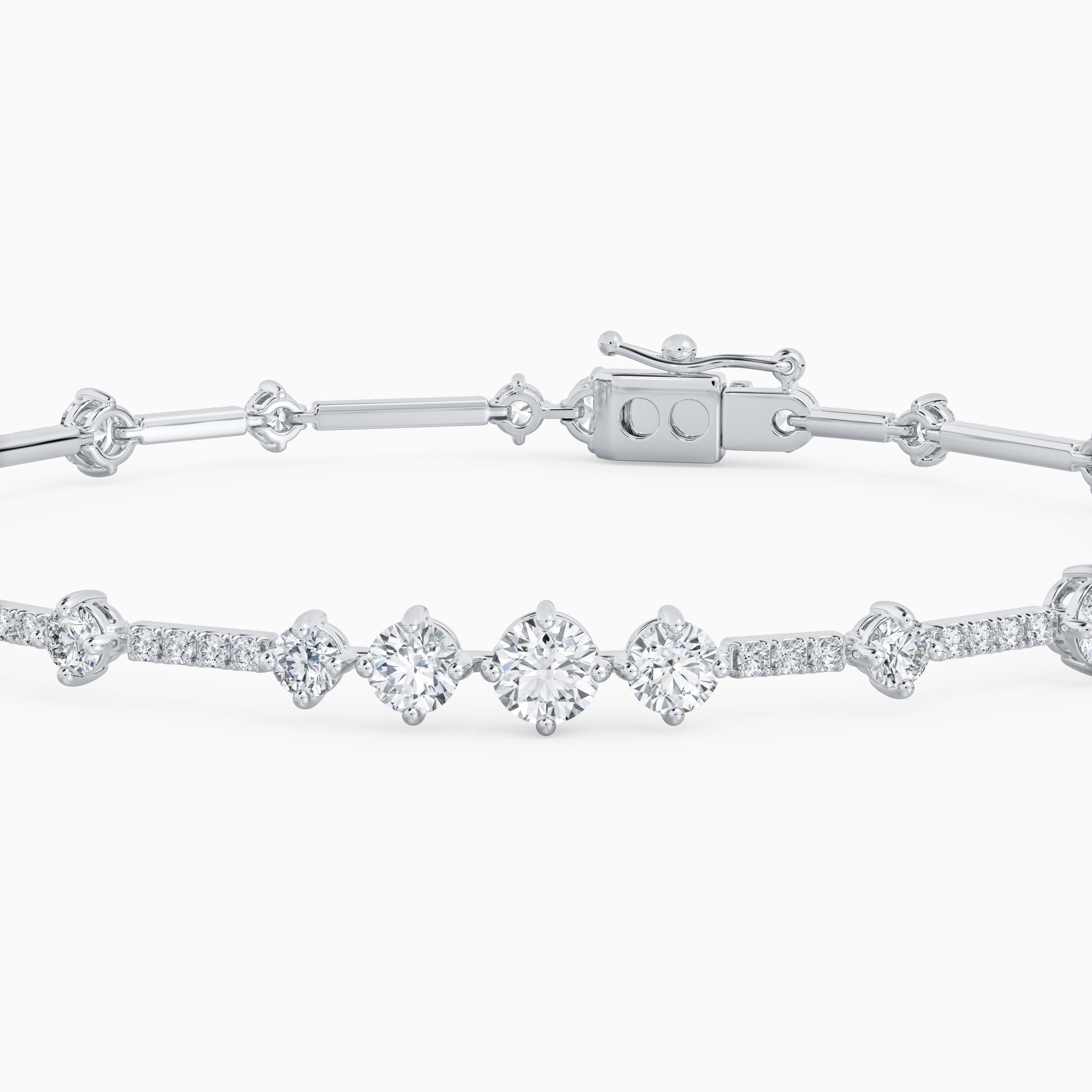 Bracelet Arpeggia Un Rang en Or Blanc, image 2