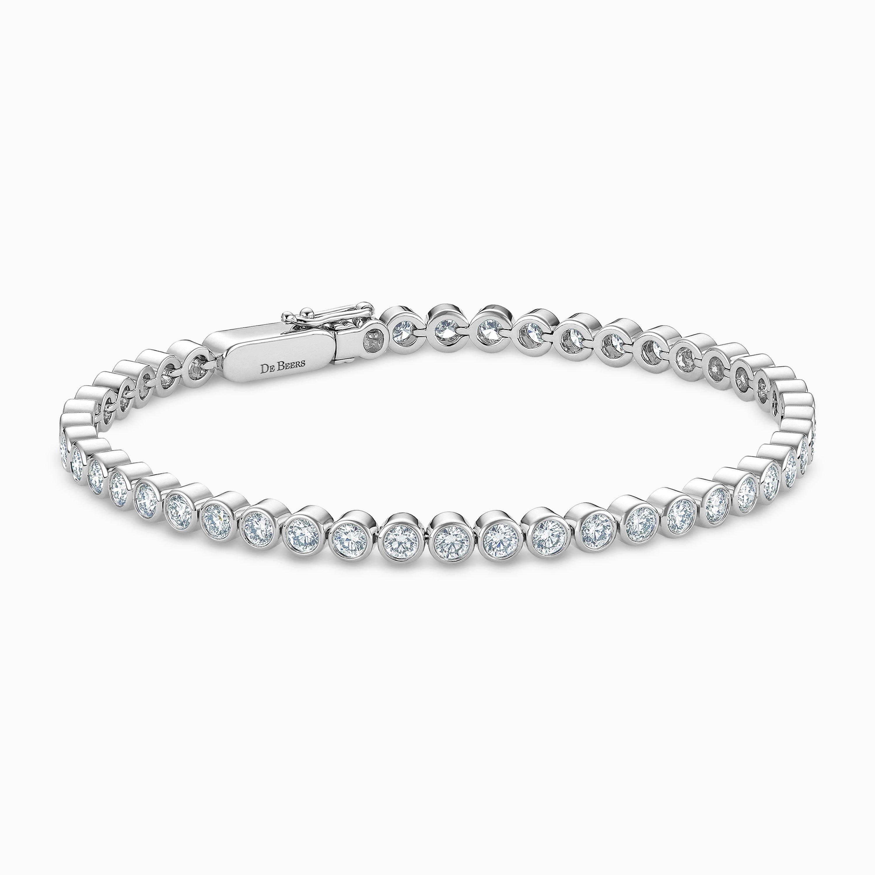 DB Classic Eternity Line Round Brilliant Diamond Bracelet, image 1