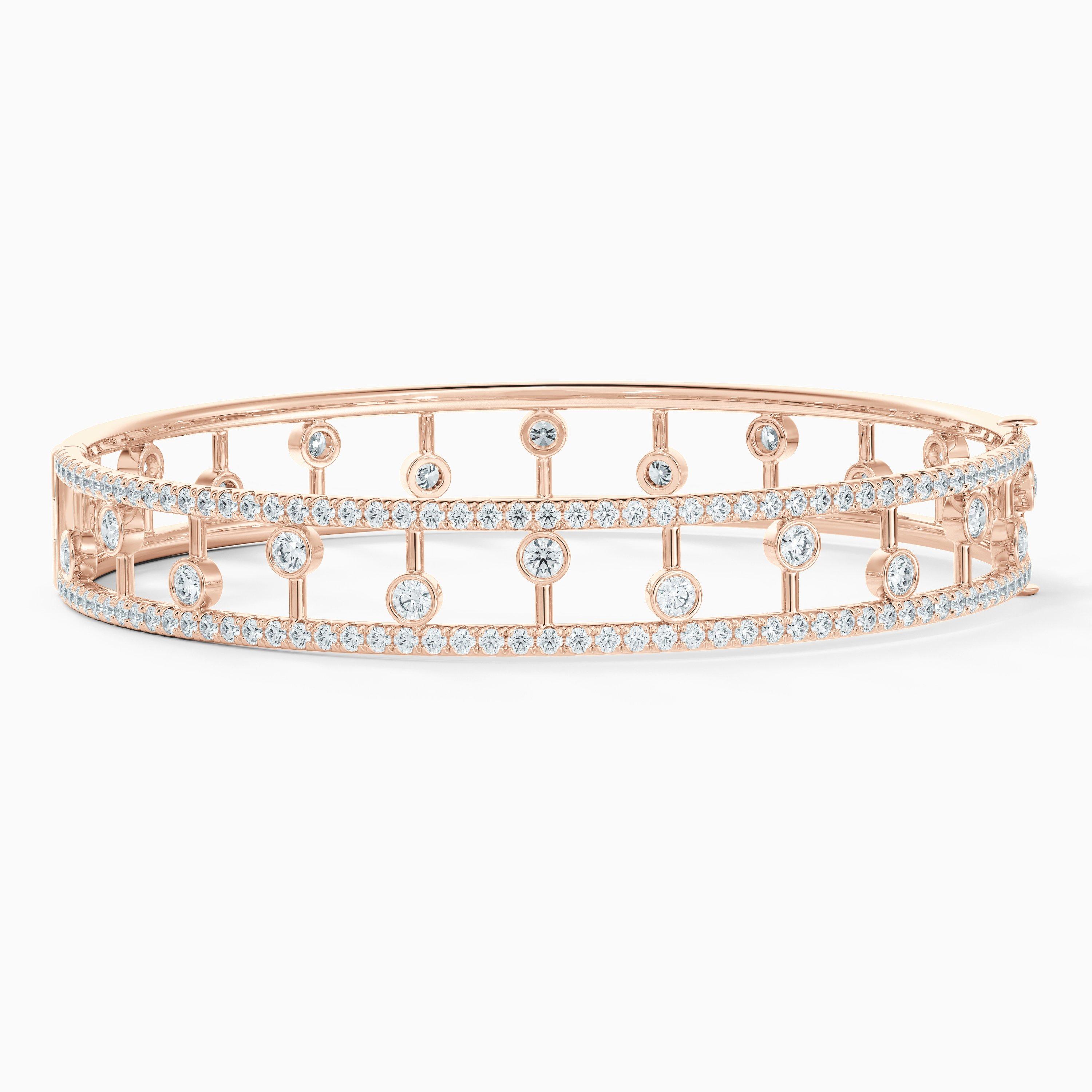 Dewdrop Bangle in Rose Gold, image 1