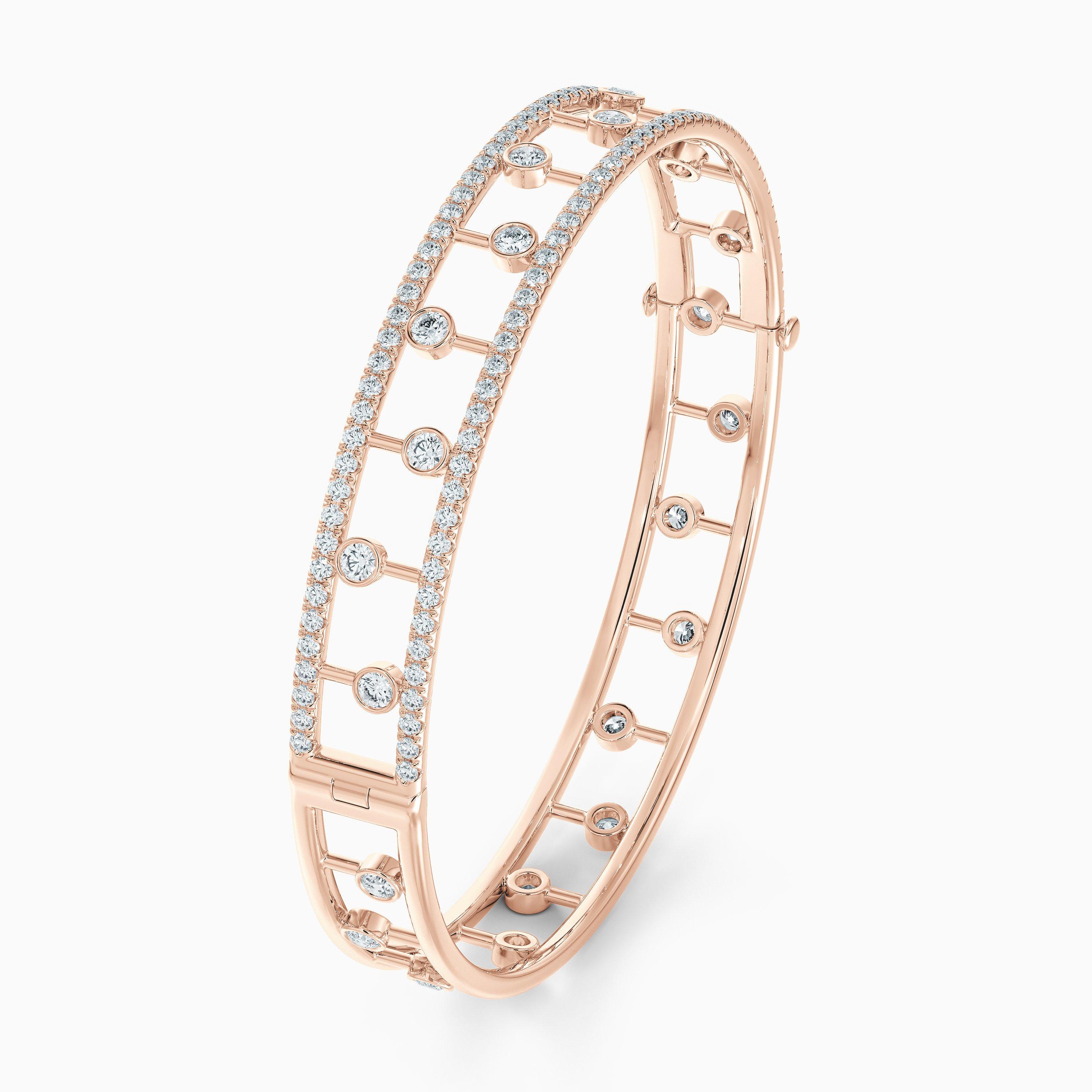 Dewdrop Bangle in Rose Gold, image 2