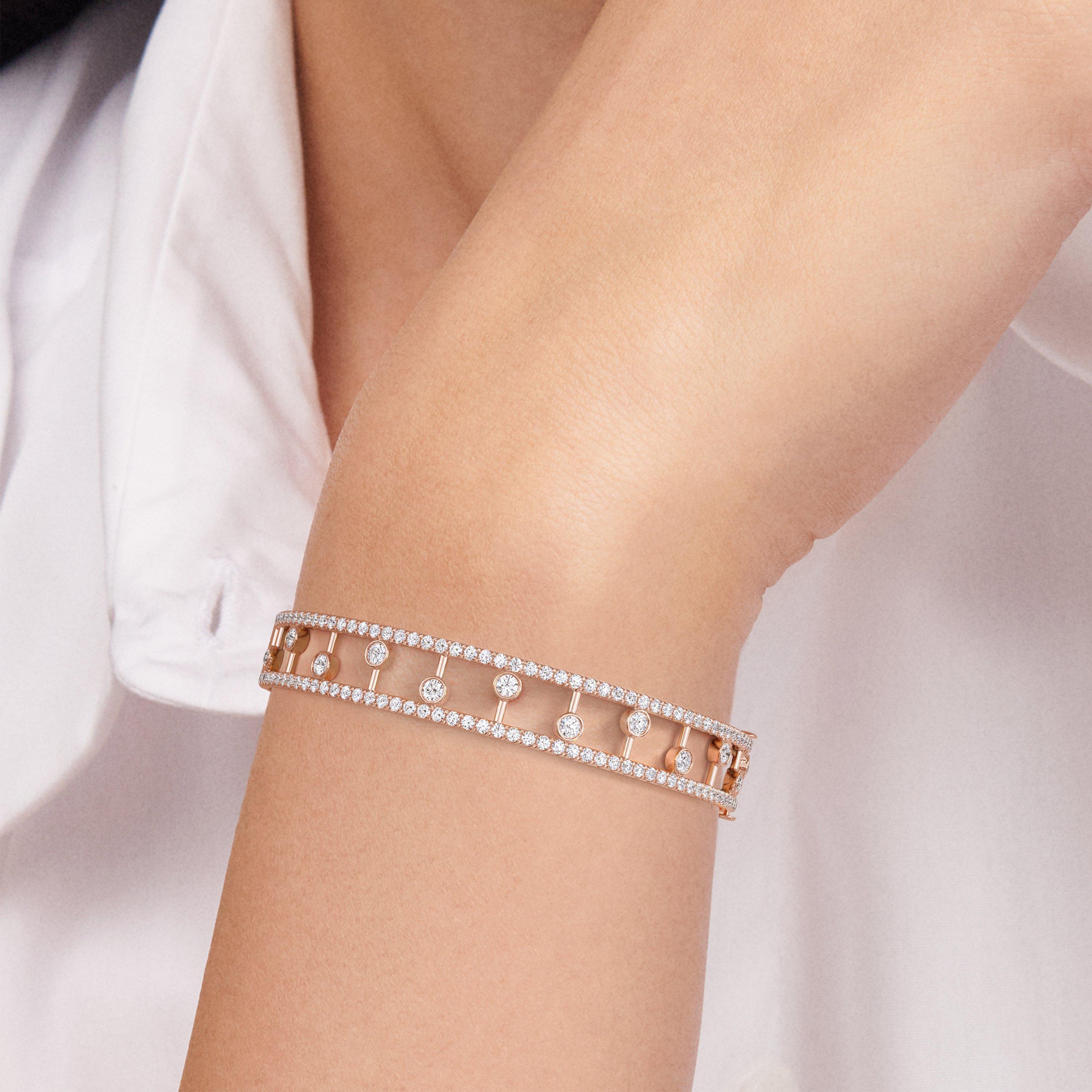 Bracelet Dewdrop en or rose, image 3