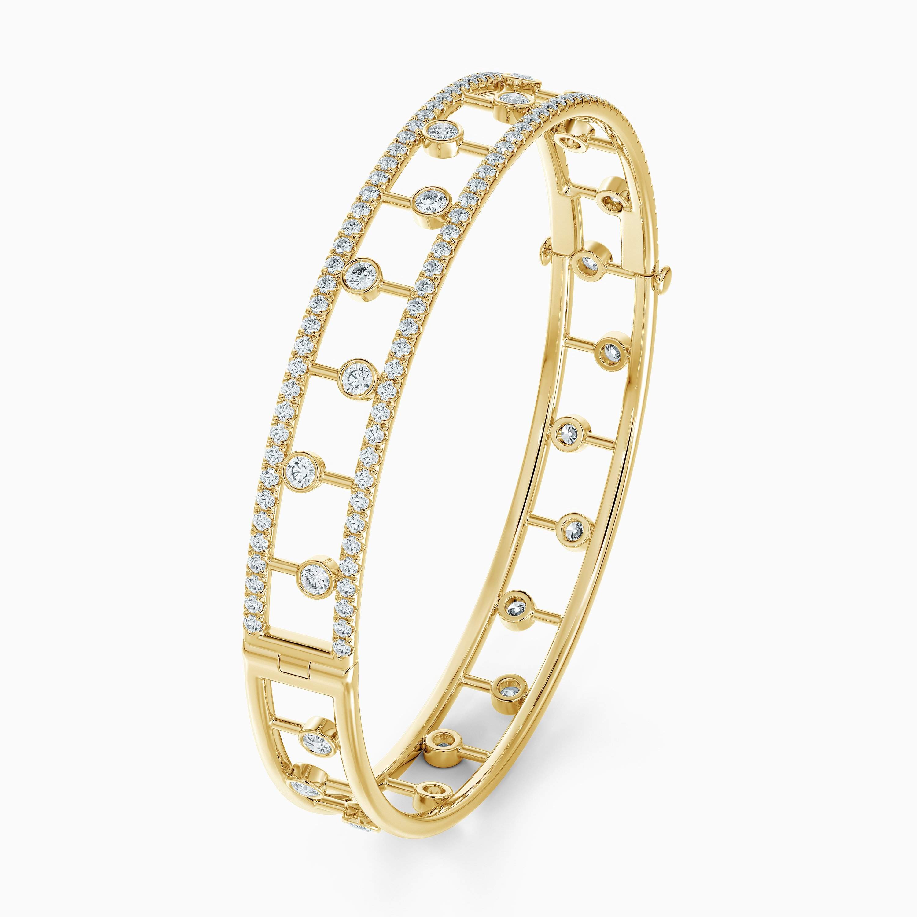 Dewdrop bangle in yellow gold Dewdrop bangle in yellow gold, image 2