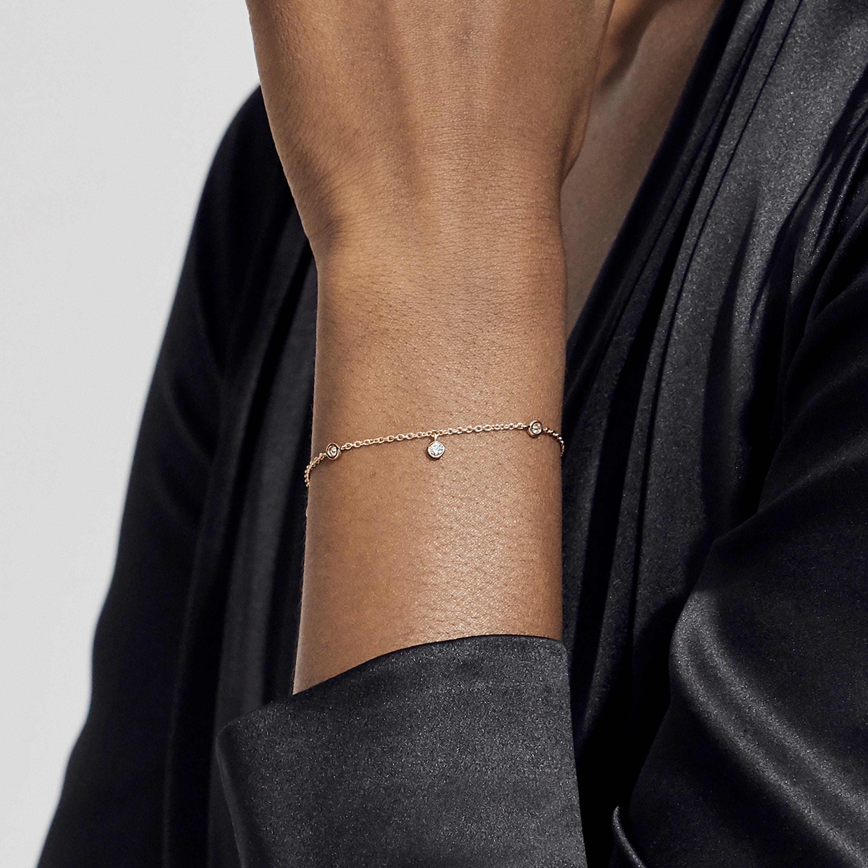 Clea黃金五鑽手鍊, image 3