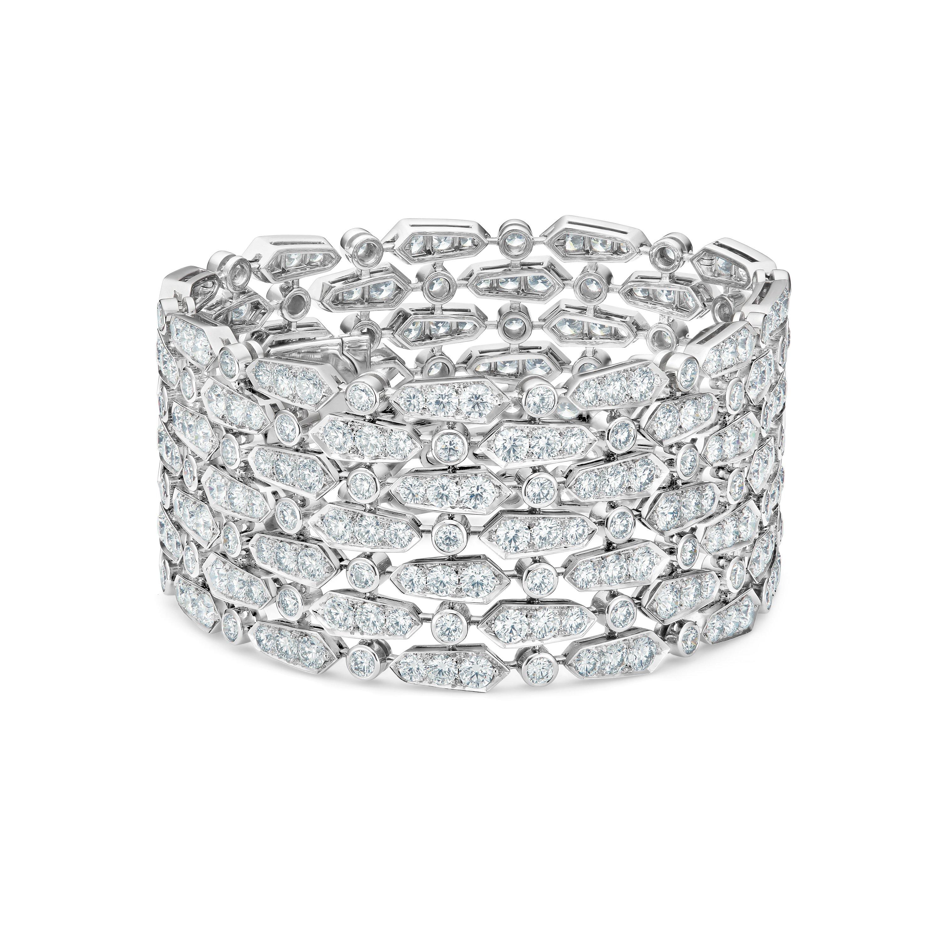 Phenomena Glacier seven line bracelet | De Beers US