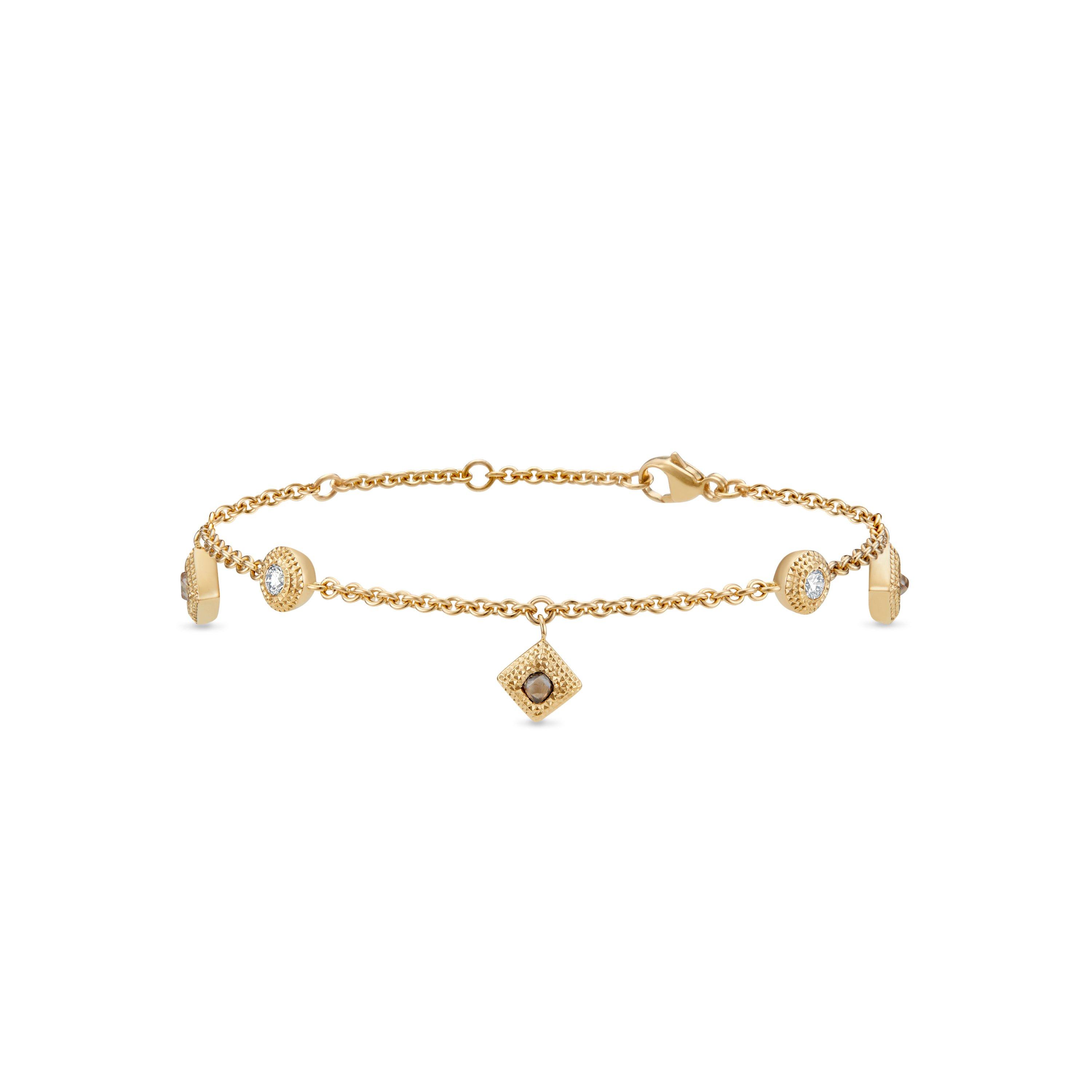 Debeers Talisman Charm Bracelet In Gold