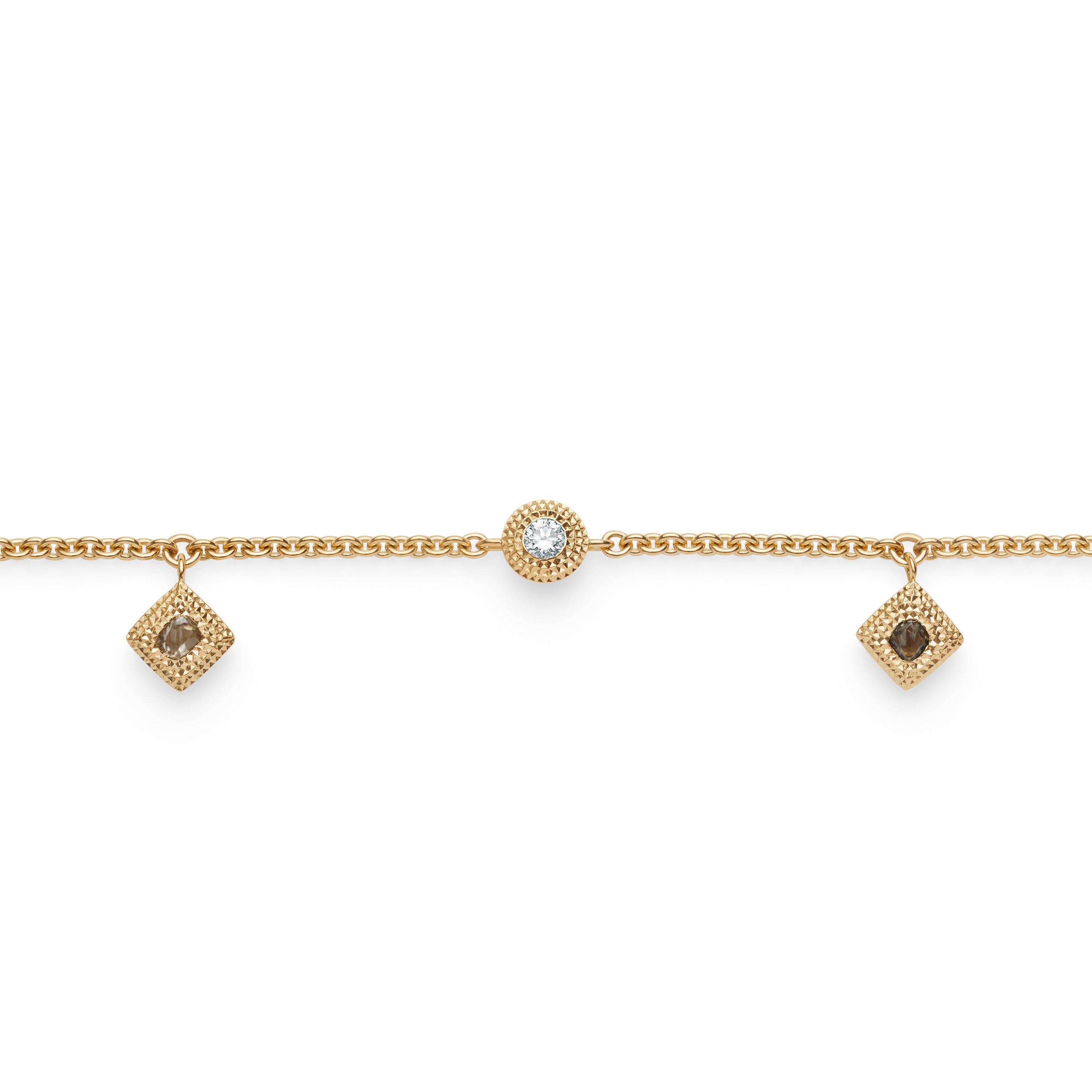 Talisman charm bracelet in yellow gold