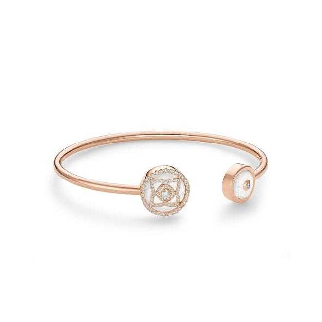 Enchanted Lotus bangle in rose gold and mother-of-pearl