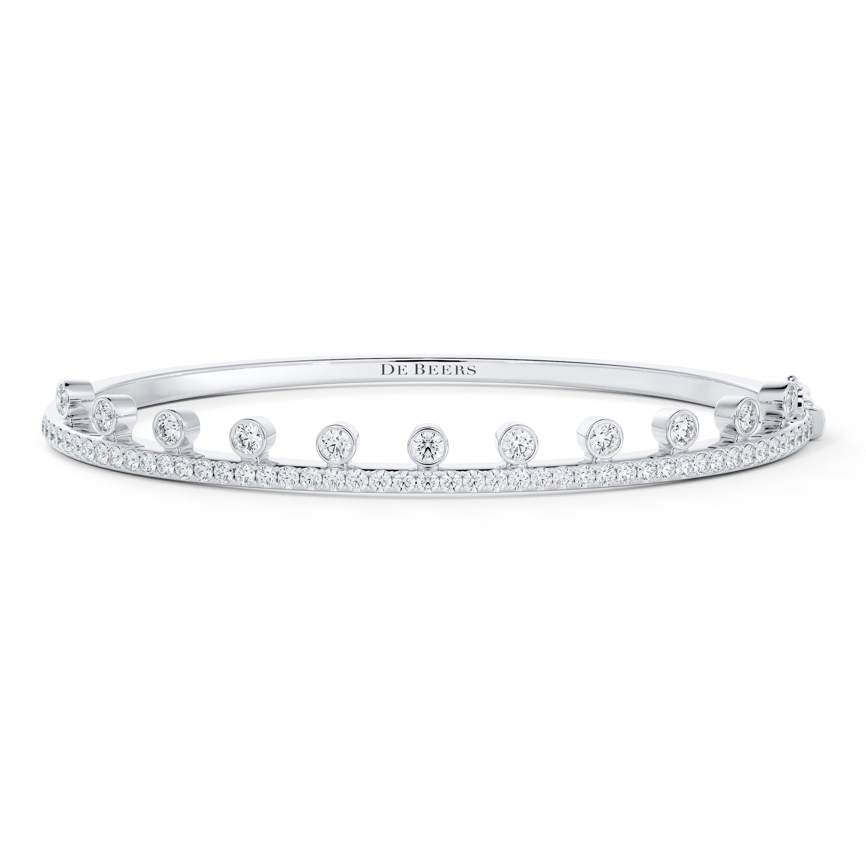 Dewdrop Bracelet in White Gold