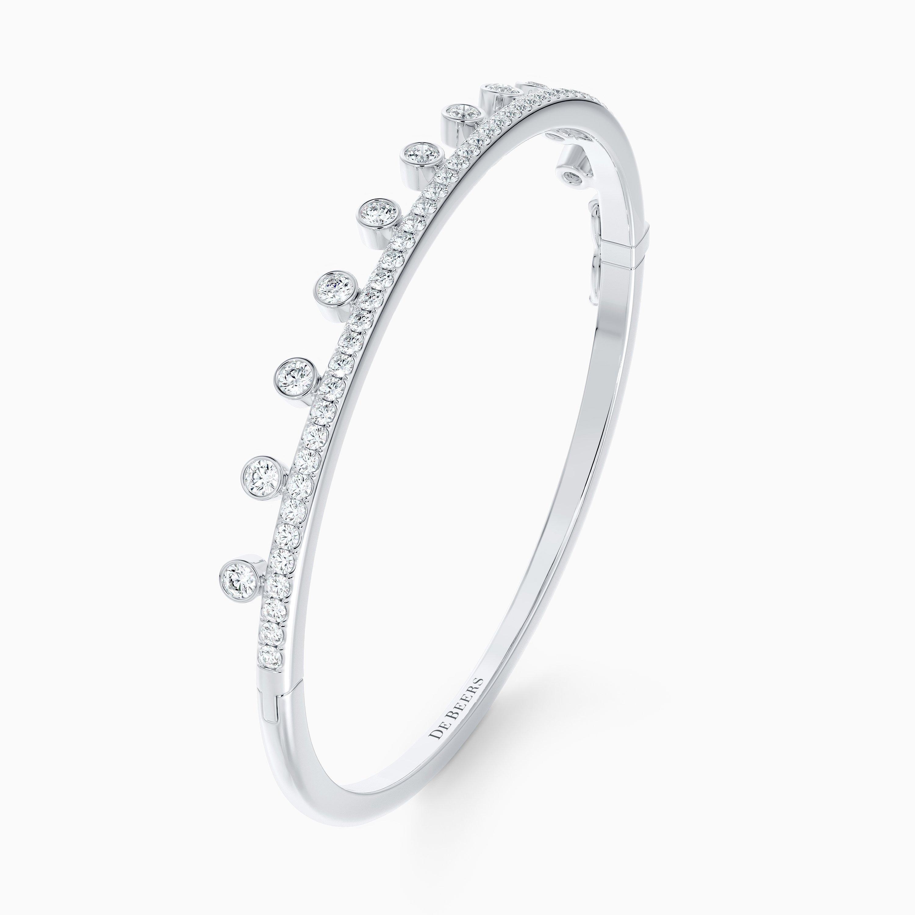 Dewdrop Bracelet in White Gold, image 2