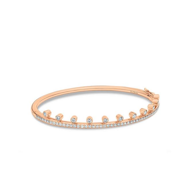 Dewdrop bracelet in rose gold