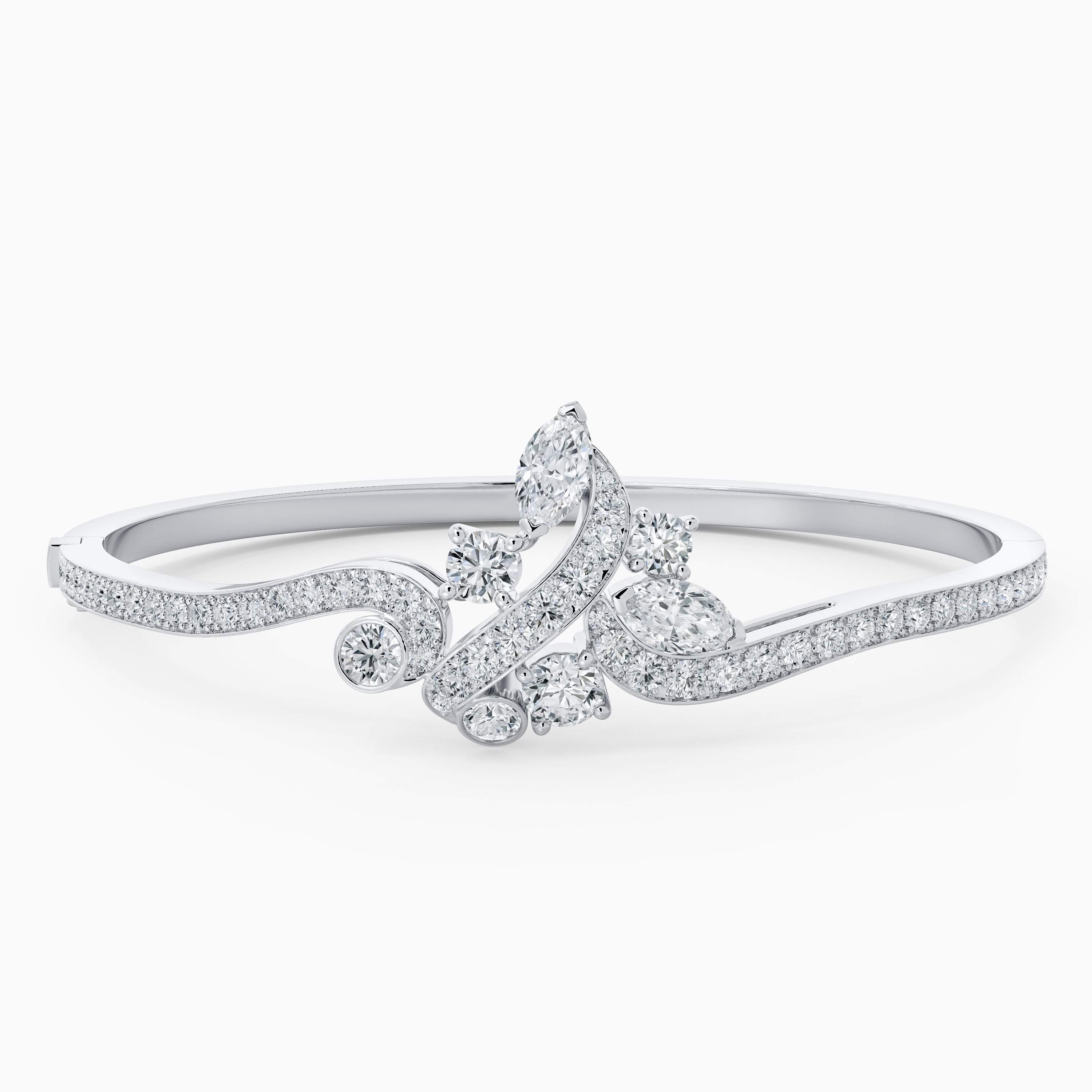 Adonis Rose bangle in white gold Adonis Rose bangle in white gold, image 1