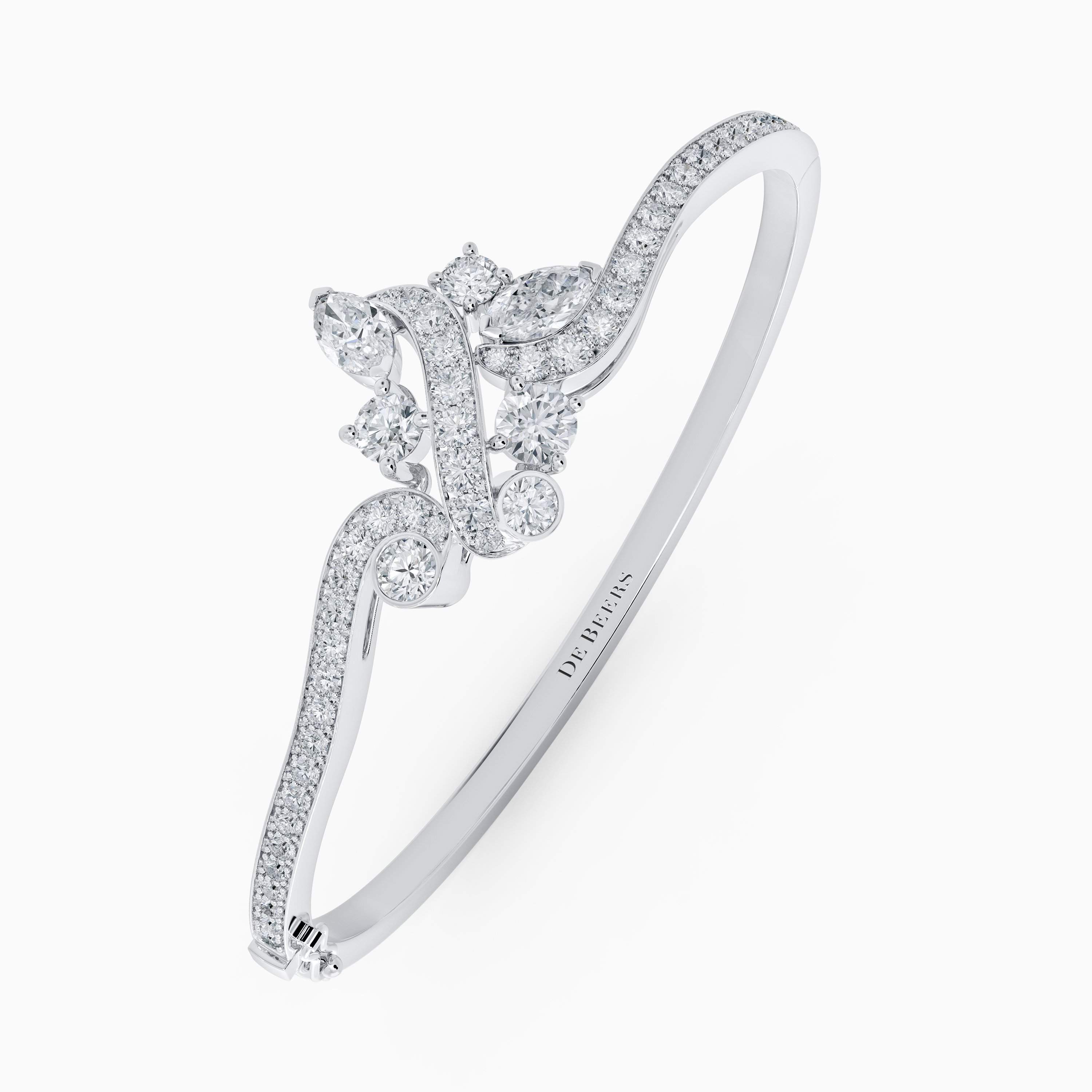 Adonis Rose bangle in white gold Adonis Rose bangle in white gold, image 2