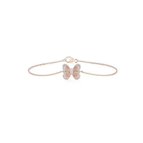 Portraits of Nature butterfly bracelet in rose gold