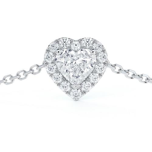 Heart Shape Diamond Bracelet