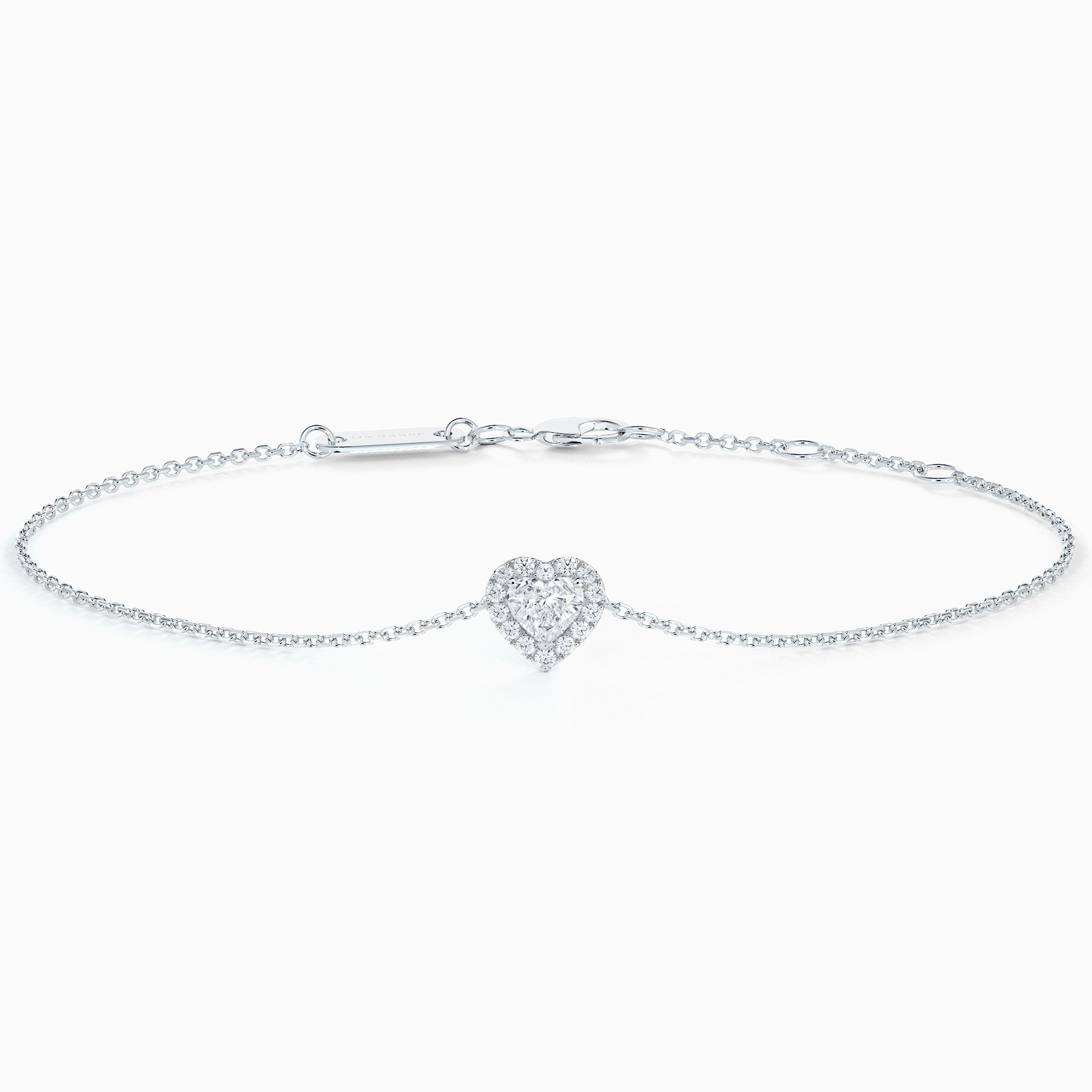 Aura Heart-Shaped Diamond Bracelet, image 1