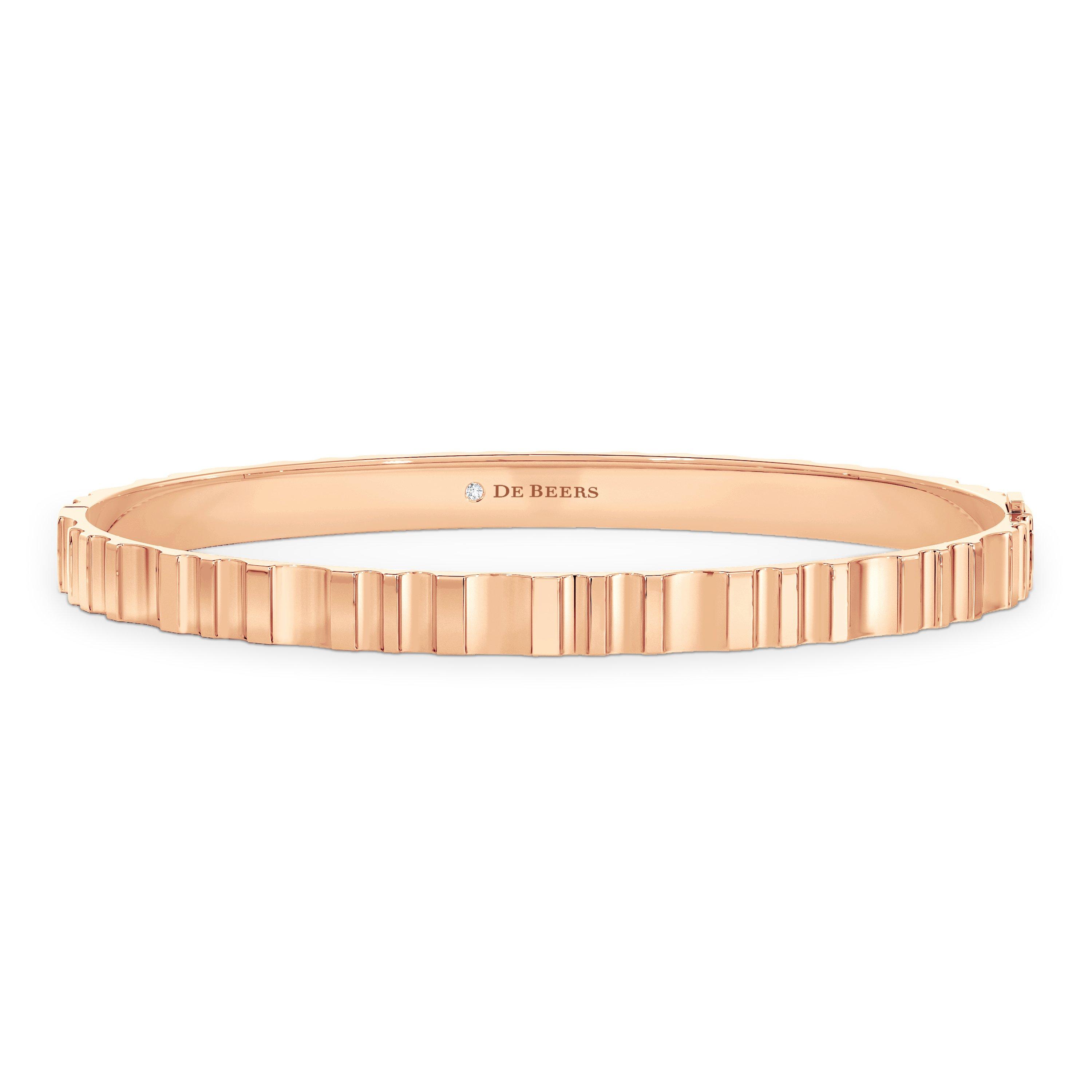 De Beers RVL Bangle in Rose Gold