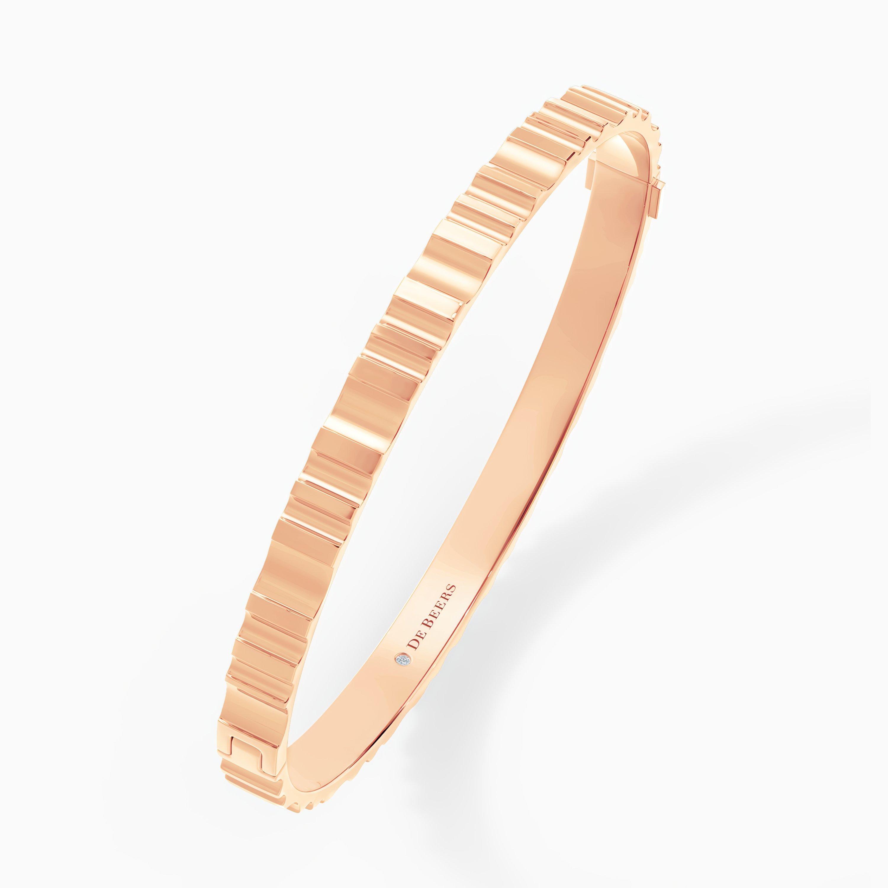 De Beers RVL Bangle in Rose Gold, image 2