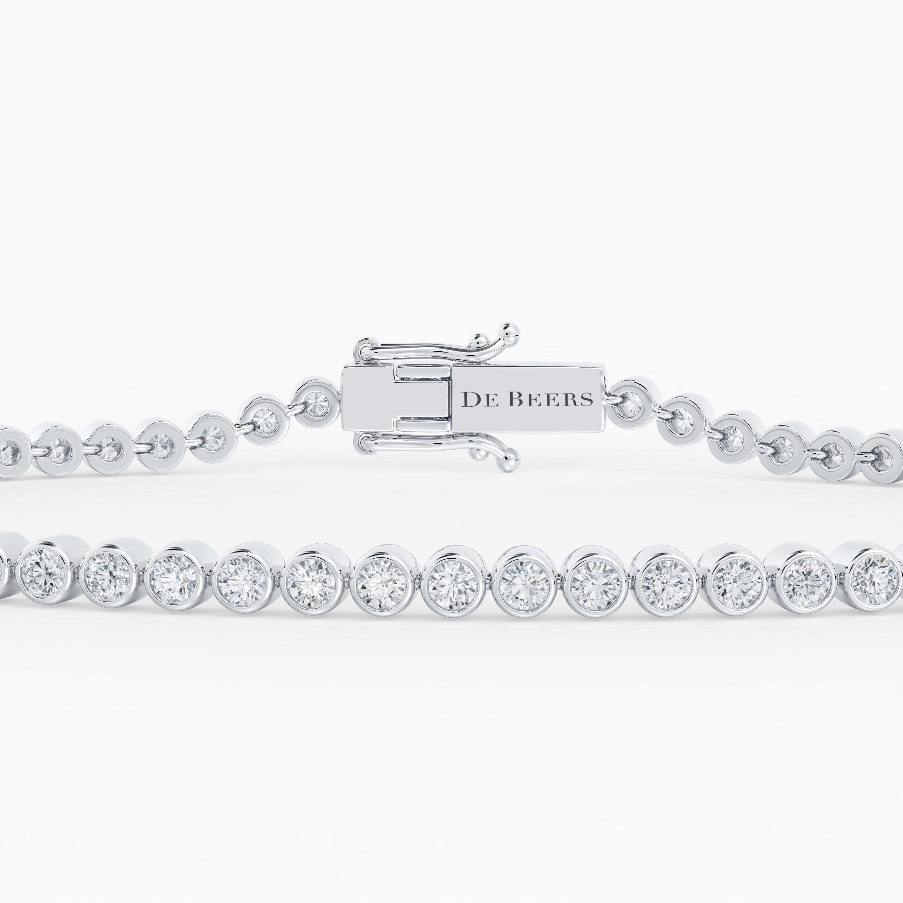 DB Classic Eternity Line Round Brilliant Diamond Bracelet, image 2