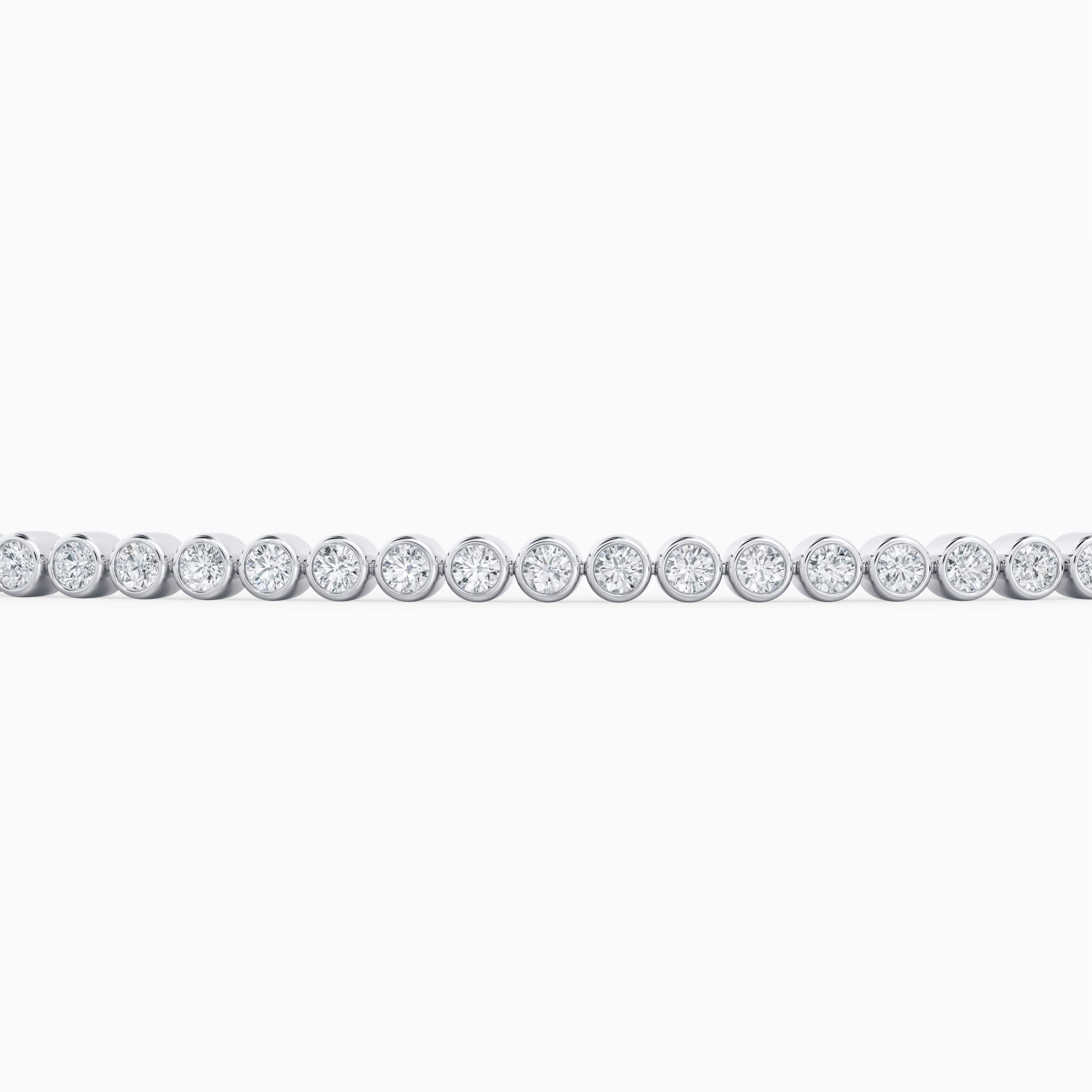 DB Classic Eternity Line 白金包鑲圓形鑽石手鍊  DB Classic Eternity Line 白金包鑲圓形鑽石手鍊 , image 3