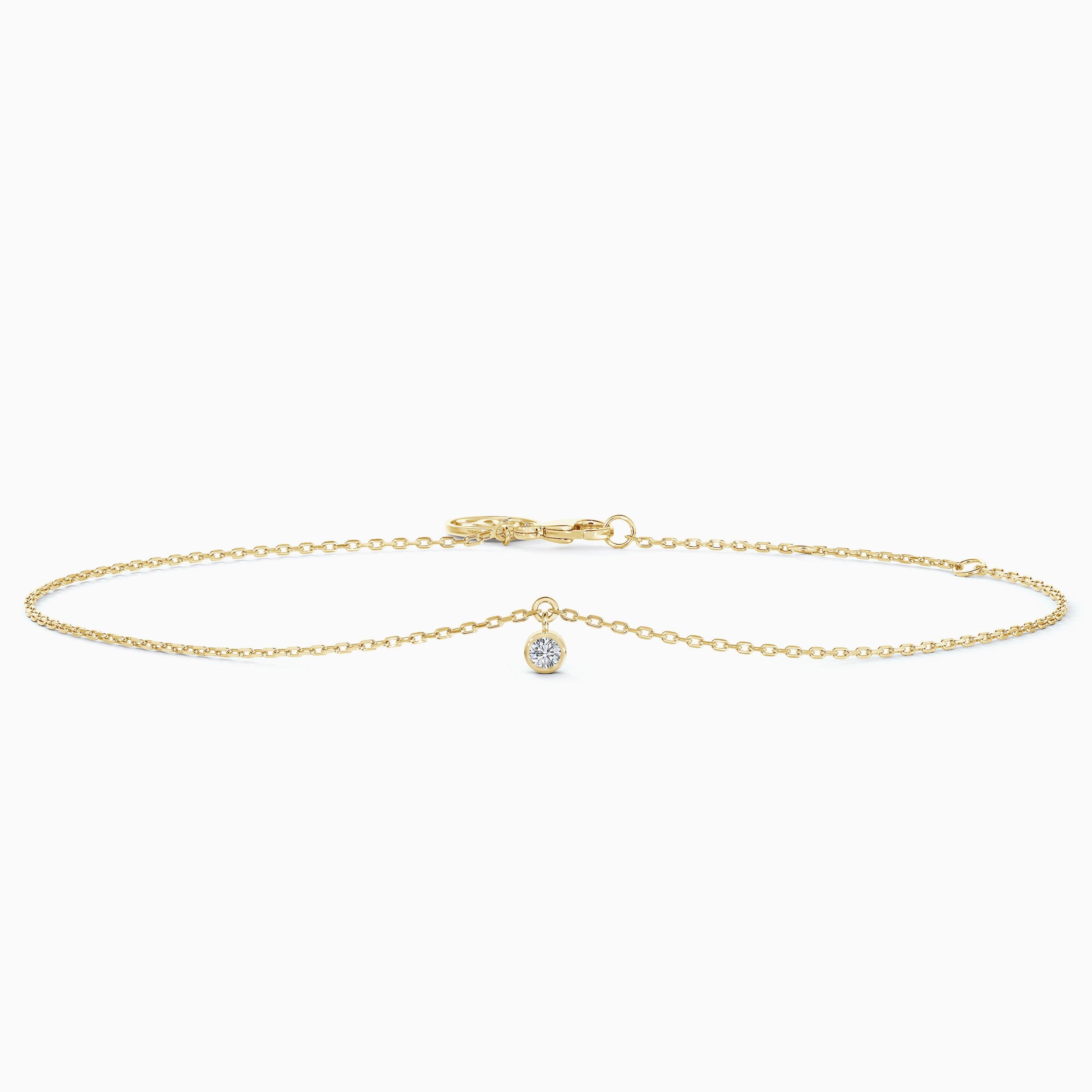 Clea One Diamond Bracelet In Yellow Gold, image 1