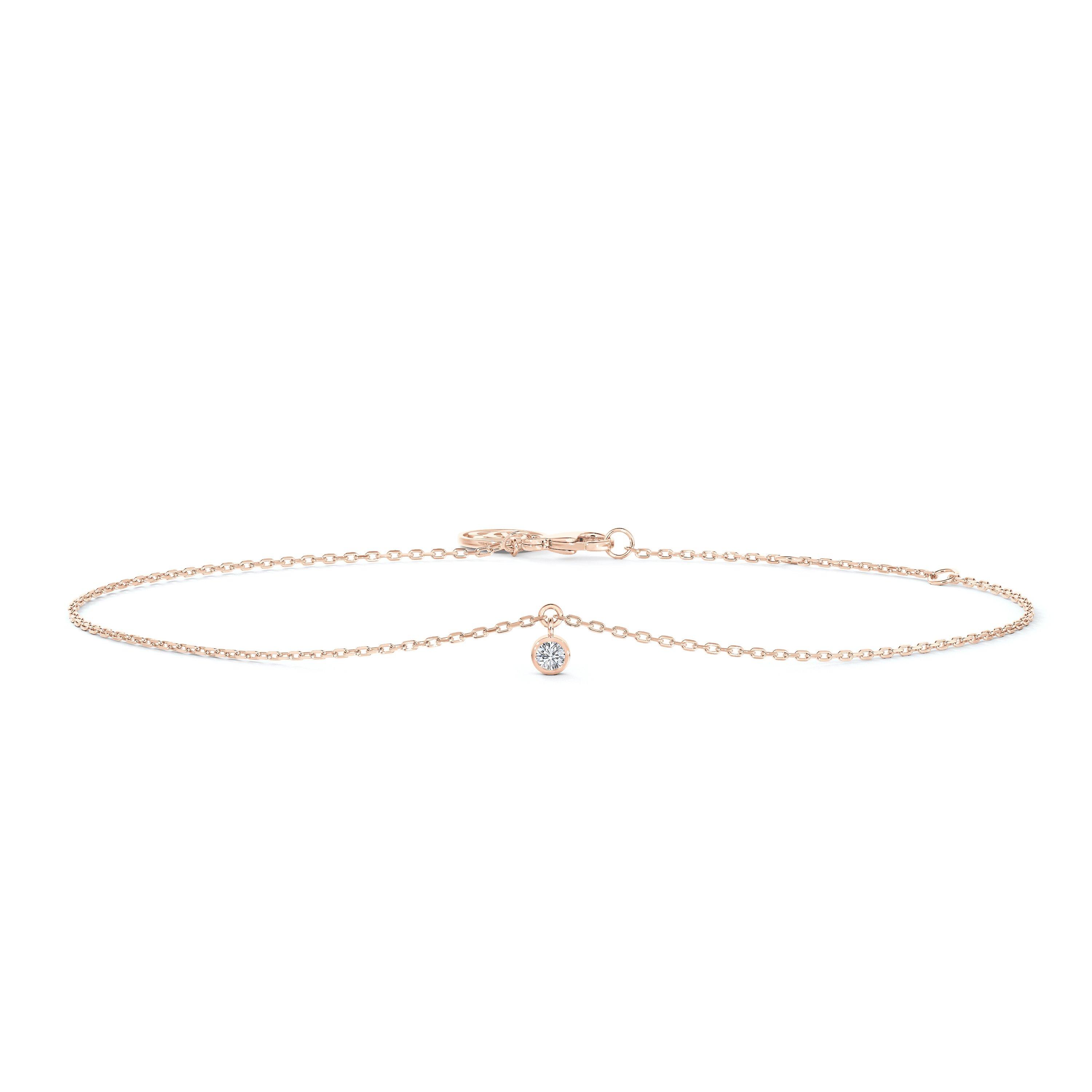 De Beers 18kt rose gold My First De Beers five diamond bracelet