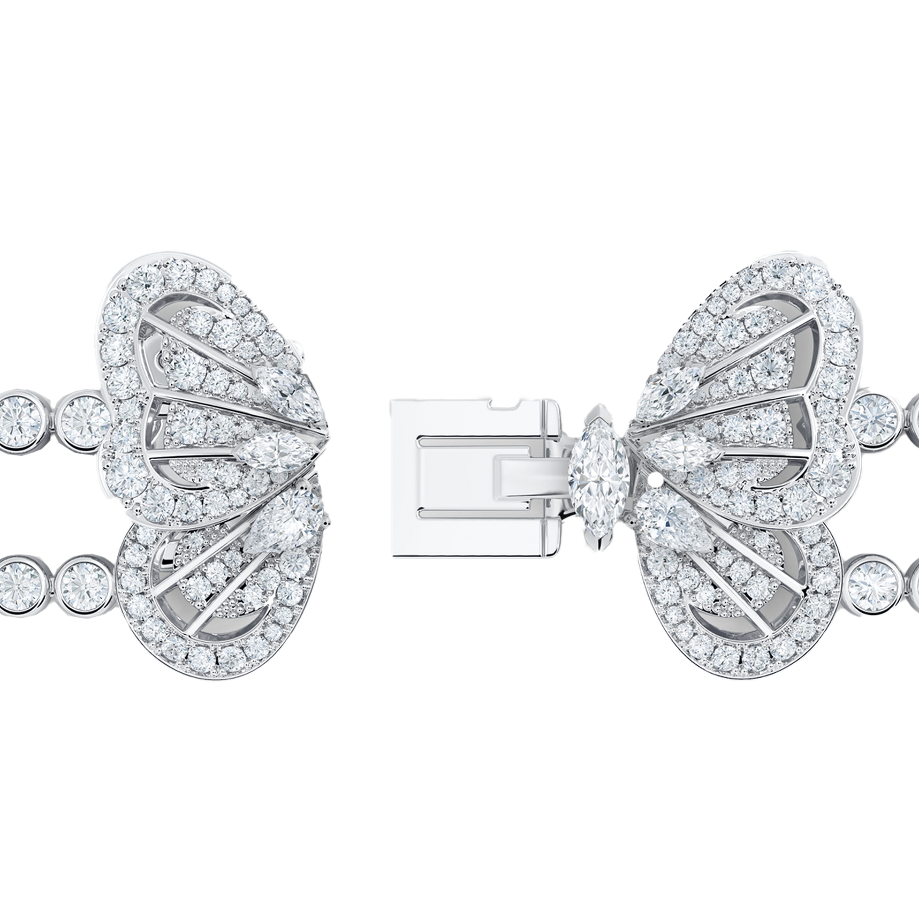 Portraits of Nature High End Butterfly Bracelet in White Gold Portraits of Nature High End Butterfly Bracelet in White Gold, image 3
